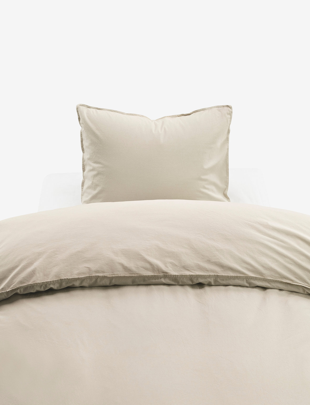 Borganäs of Sweden - Duvet cover set Humble Blue - beige - 0