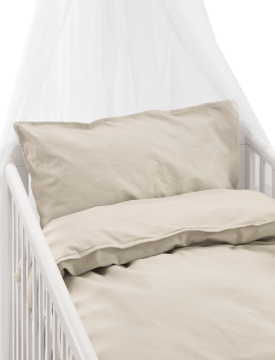 Borganäs of Sweden - 2-Dels Set Humble Ljusblå Spjälsäng - parures de lit - cream - 0