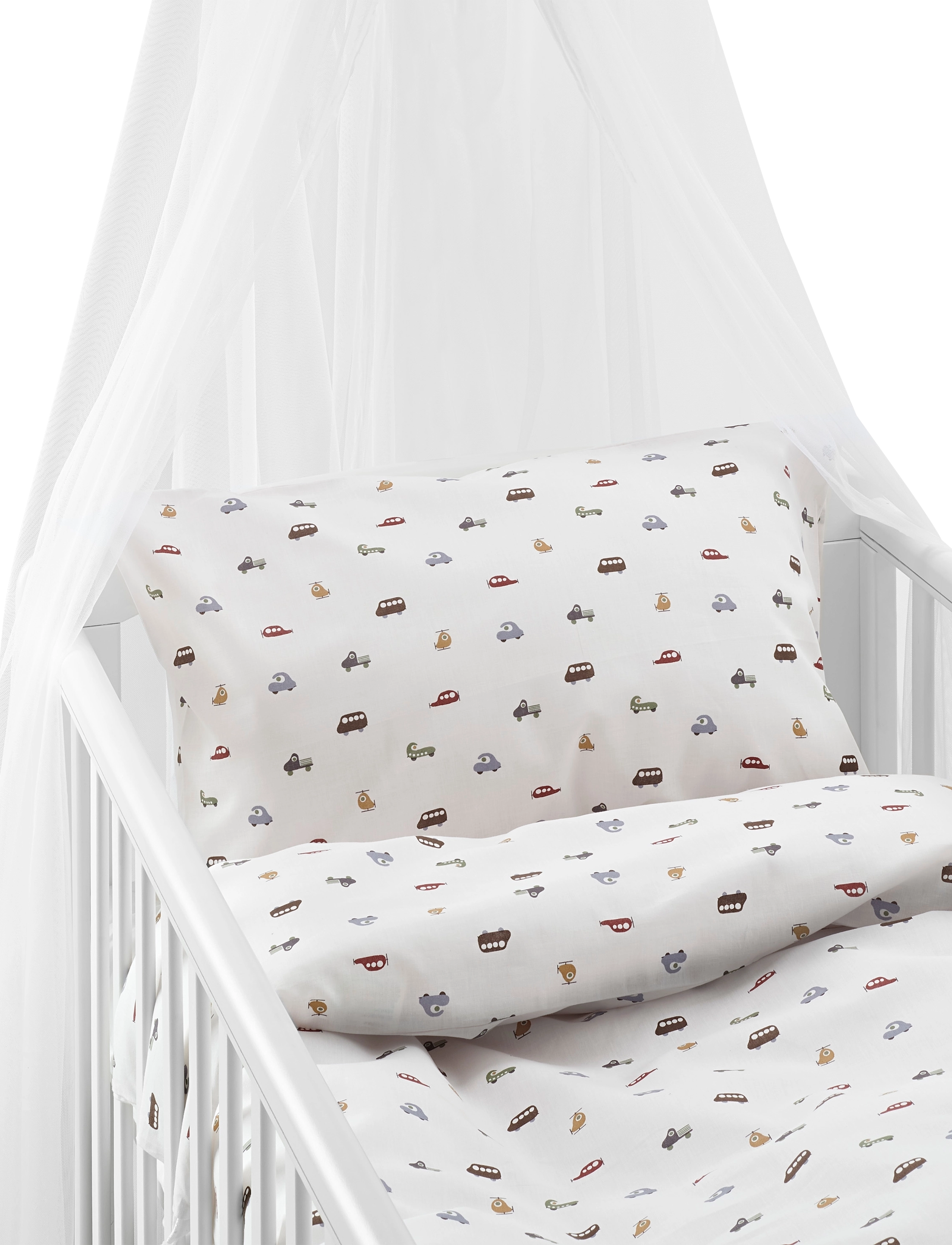 Borganäs of Sweden 2-Dels Set John Beige Spjälsäng, 1ST 100X130 cm, Sleep Time, Weiß - Bed Sets, Kinder