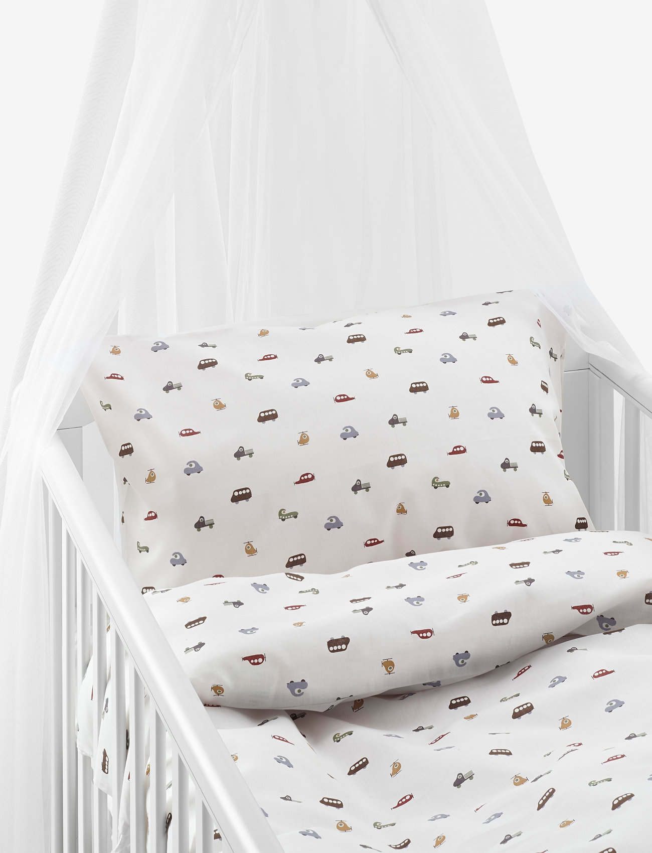 Borganäs of Sweden - 2-Dels Set John Beige Spjälsäng - påslakanset - cream - 0