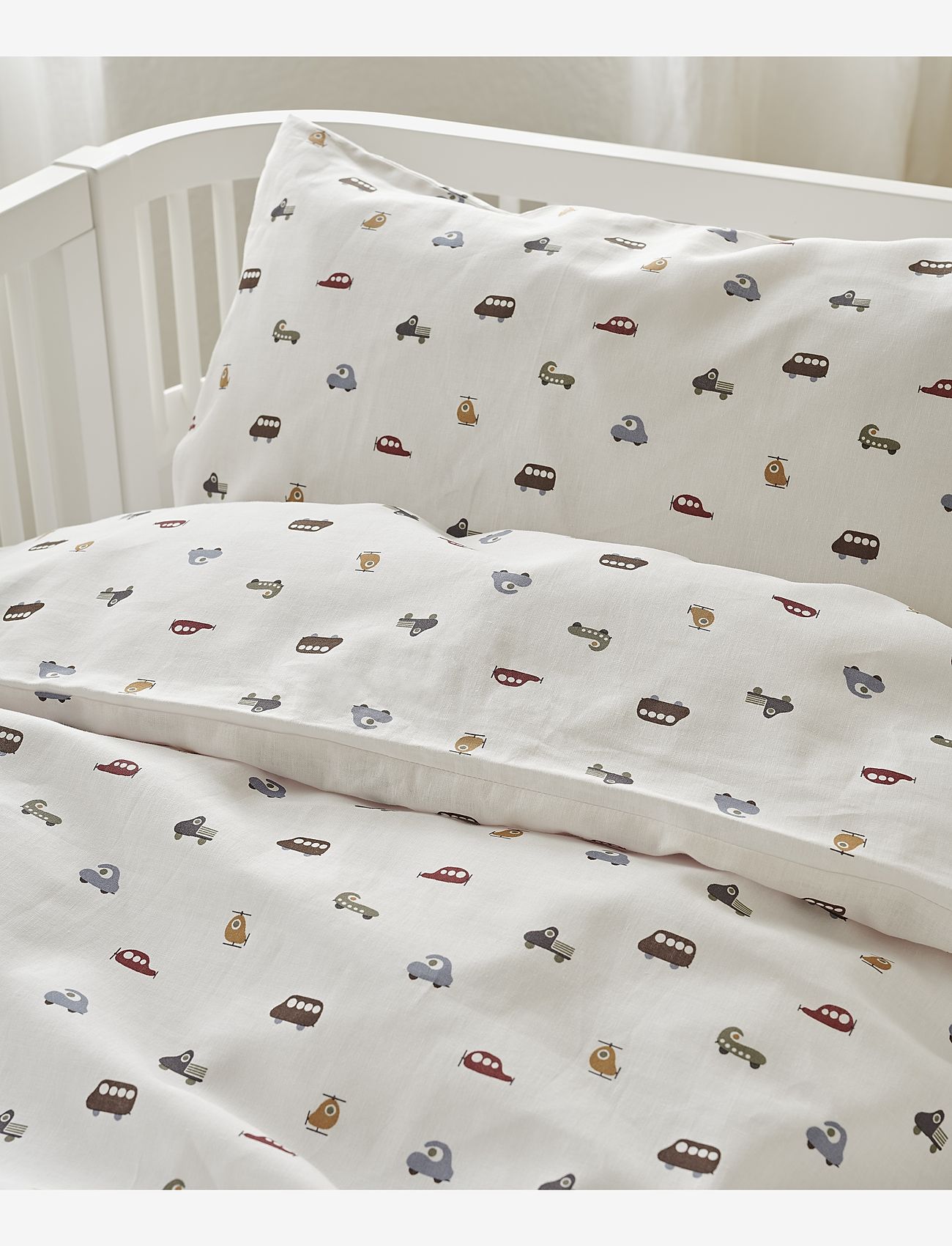 Borganäs of Sweden - 2-Dels Set John Beige Spjälsäng - påslakanset - cream - 3