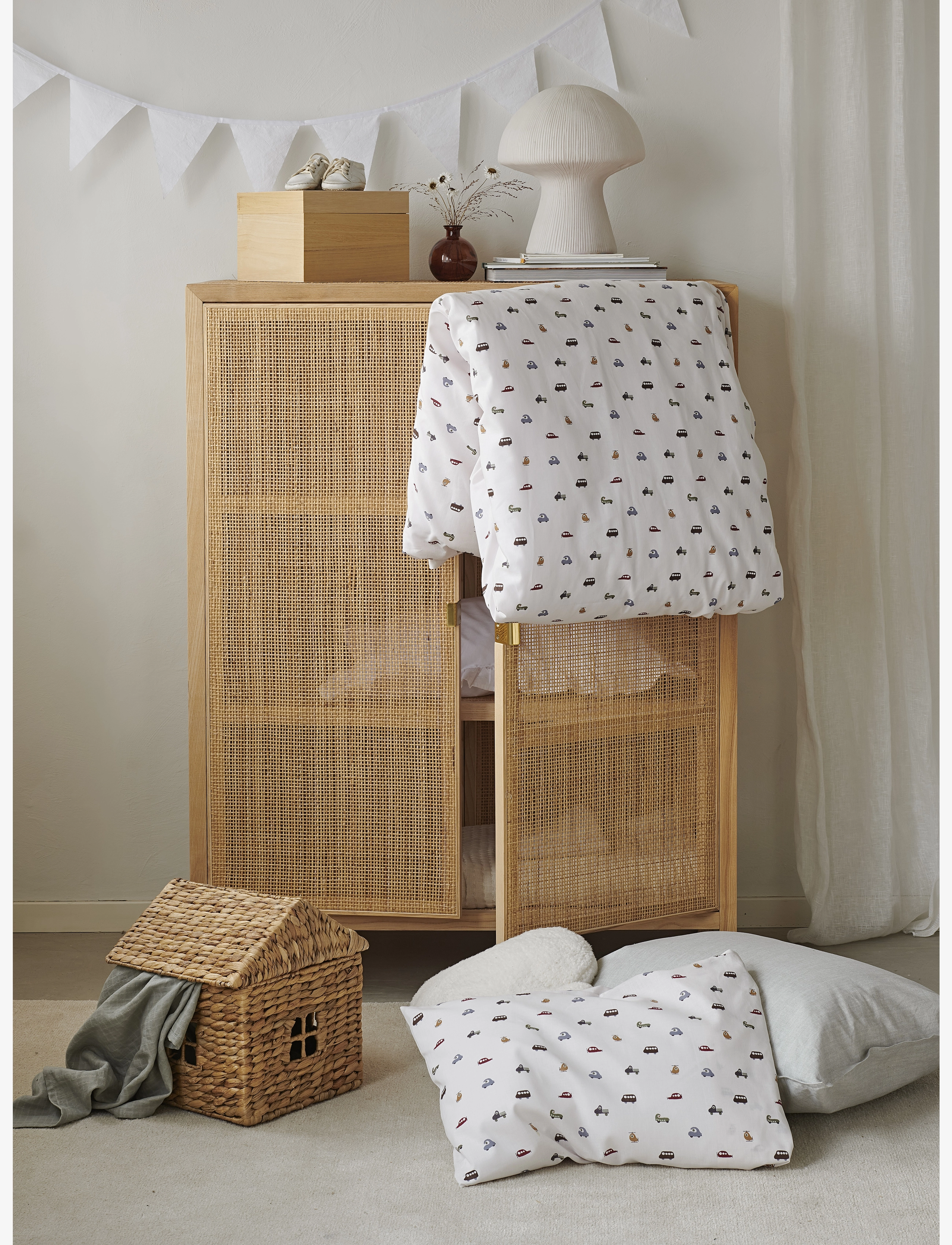 Borganäs of Sweden - 2-Dels Set John Beige Spjälsäng - bettwäsche-set - cream - 4