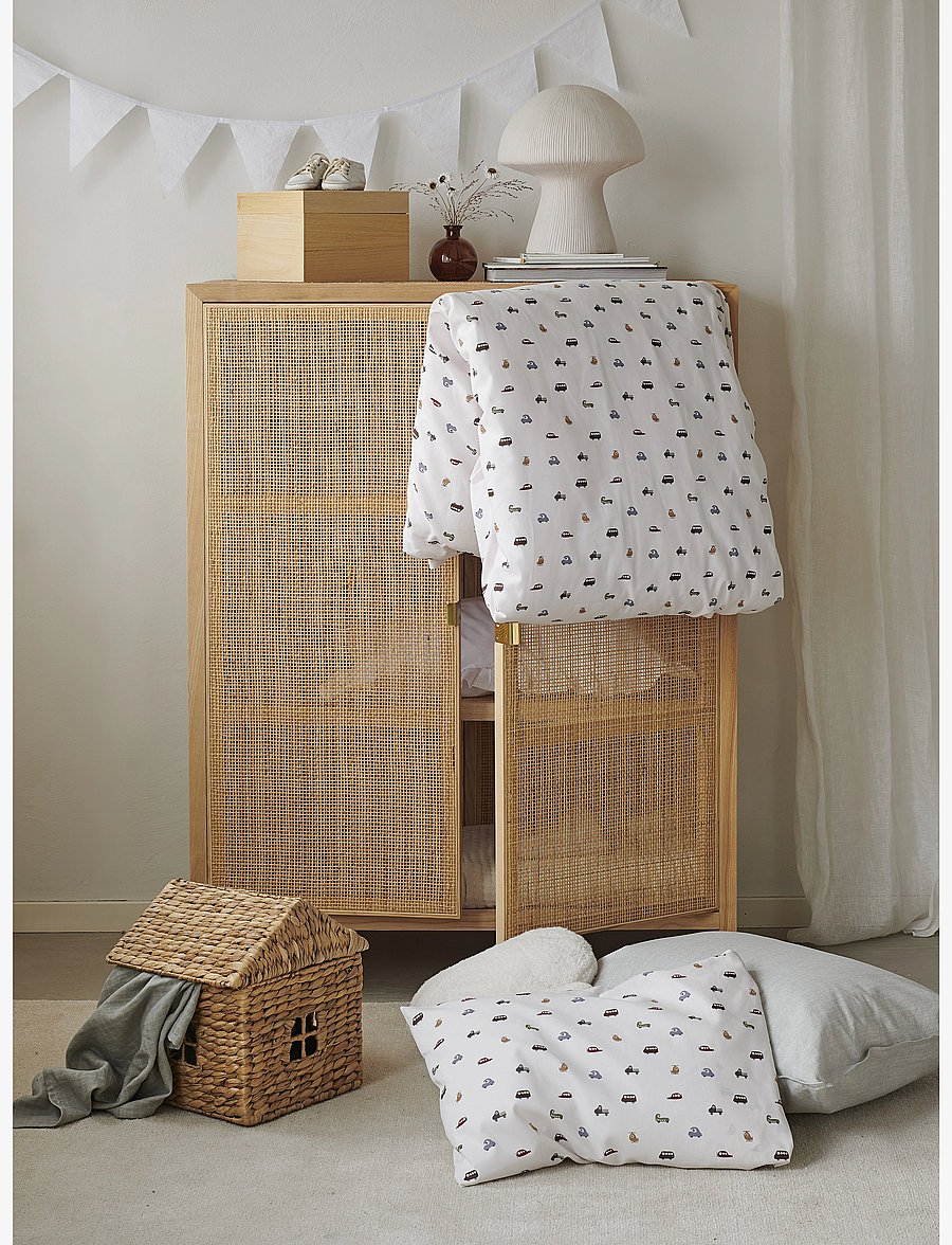 Borganäs of Sweden - 2-Dels Set John Beige Spjälsäng - bettwäsche-set - cream - 4