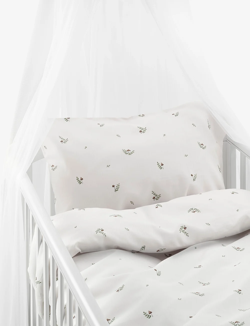 Borganäs of Sweden - 2-Dels Set Alvin Beige Spjälsäng - sengesæt - cream - 0