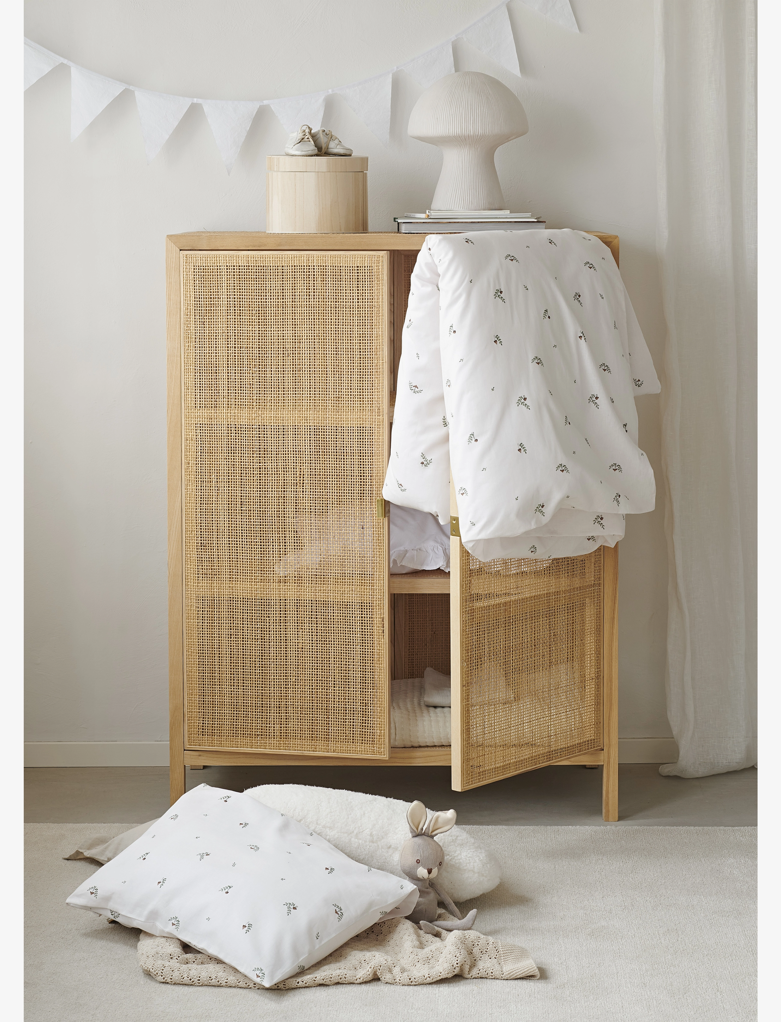 Borganäs of Sweden - 2-Dels Set Alvin Beige Spjälsäng - parures de lit - cream - 4