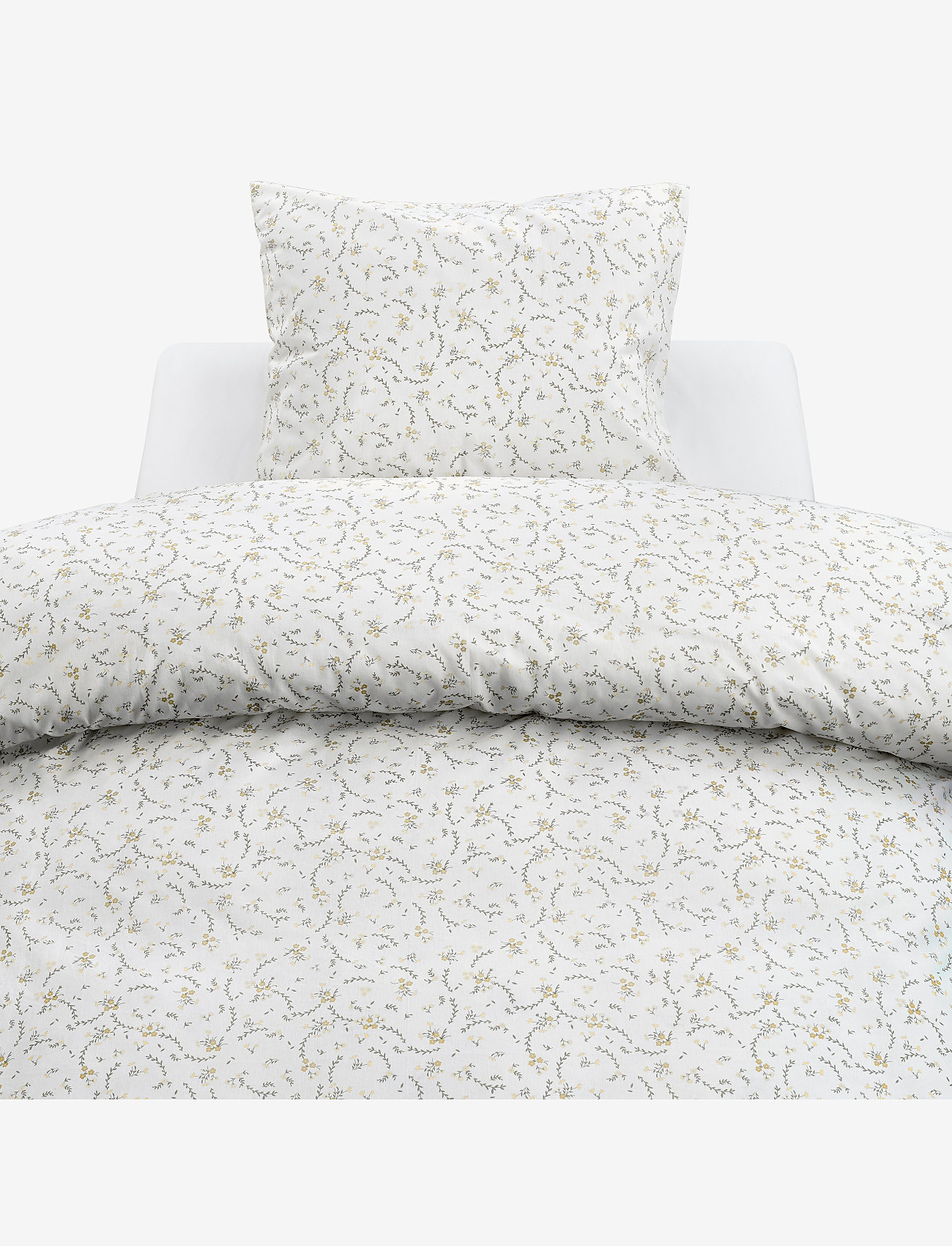 Borganäs of Sweden - Duvet cover set Vilja Blue - bedsets - yellow - 1