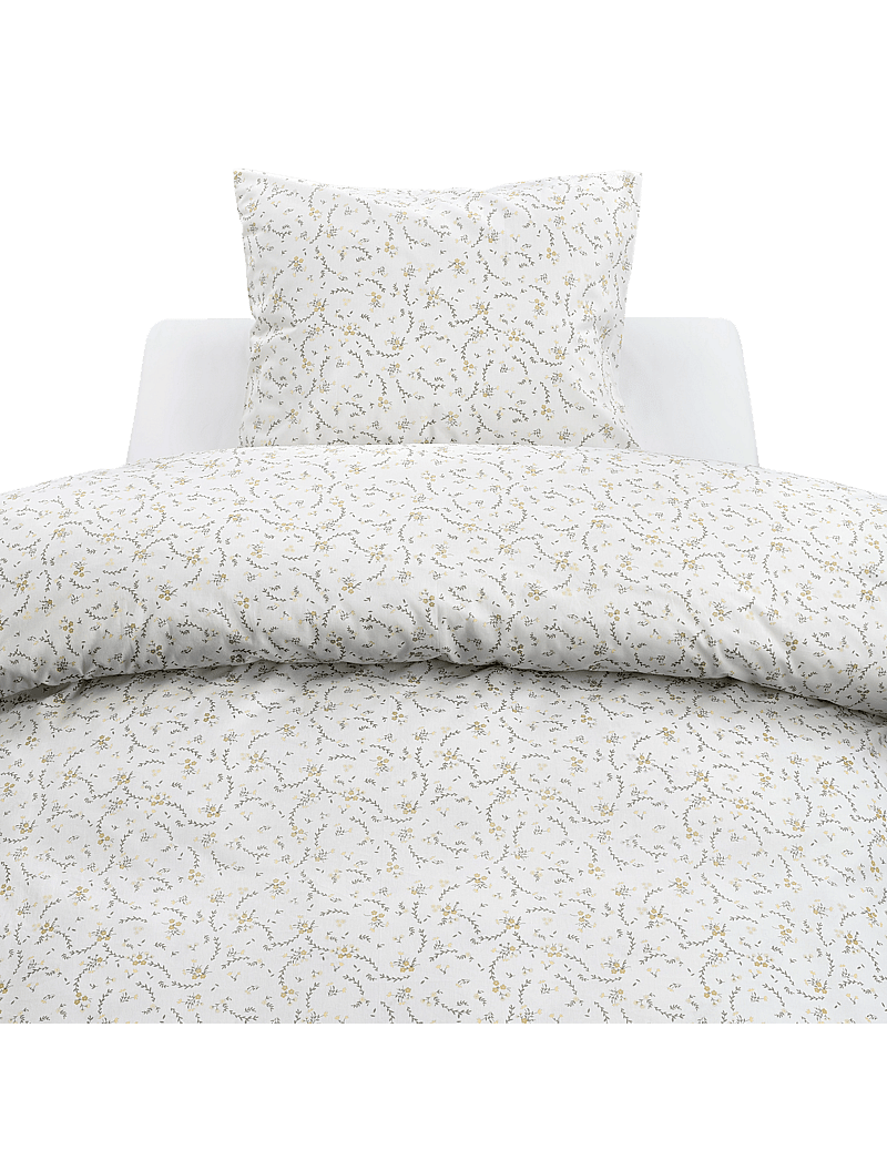 Borganäs of Sweden - Duvet cover set Vilja Blue - bedsets - yellow - 1