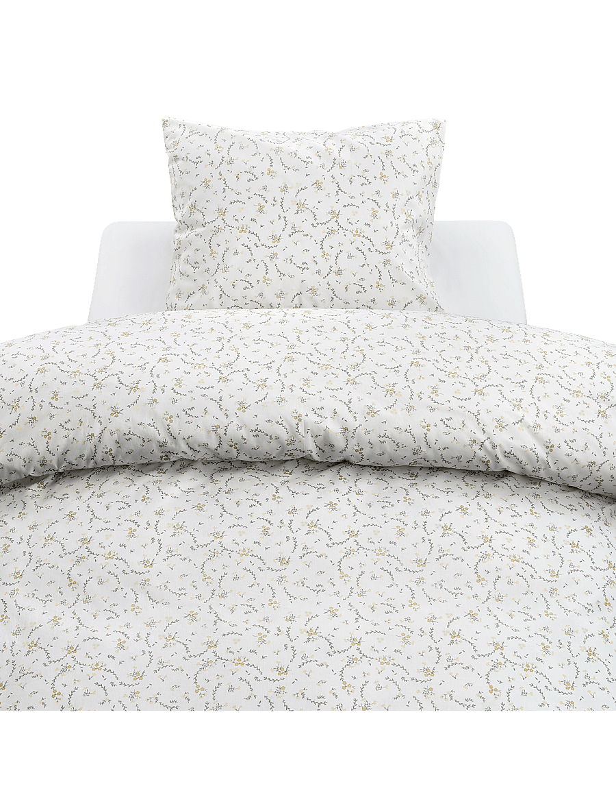 Borganäs of Sweden - Duvet cover set Vilja Yellow - bed sets - yellow - 1