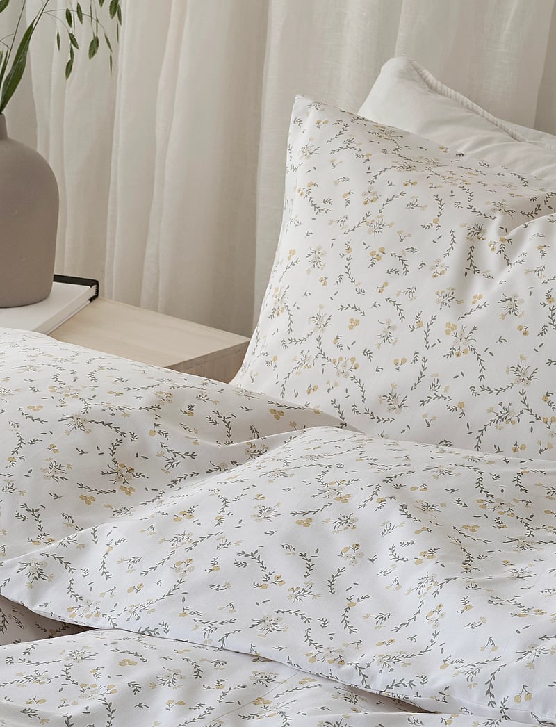 Borganäs of Sweden - Duvet cover set Vilja Blue - bedsets - yellow - 0