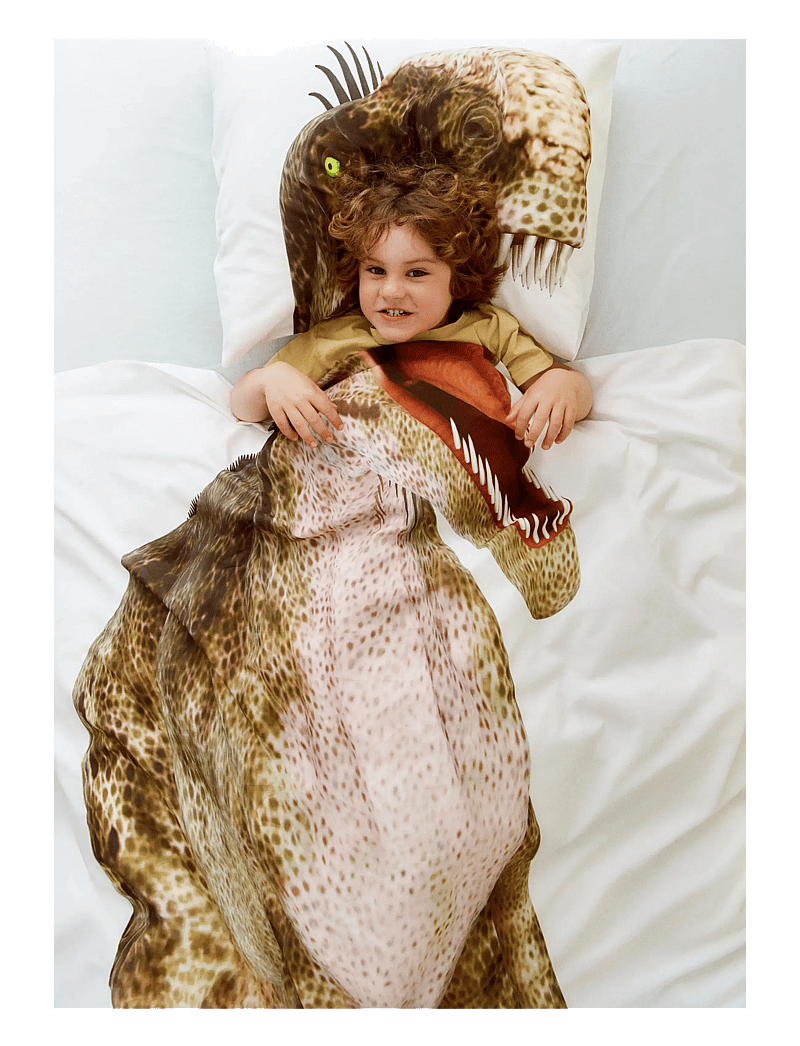 Borganäs of Sweden - Duvet cover set T-Rex Multi - sengesæt - multi - 0