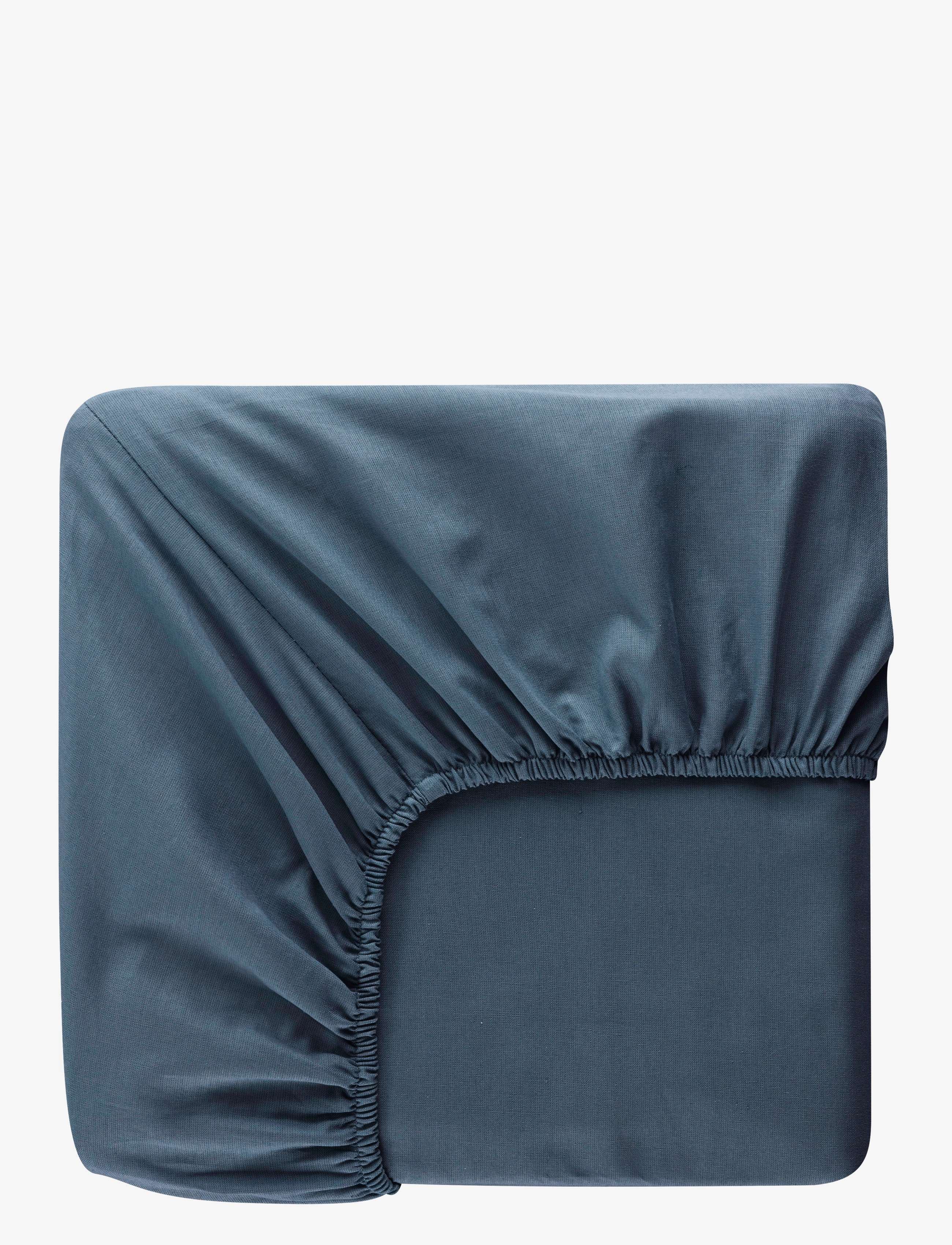 Borganäs of Sweden Dra På Lakan 90X200 Cm, Bed Lagen, Navy, Str: 90X200CM.INVIK 27CM