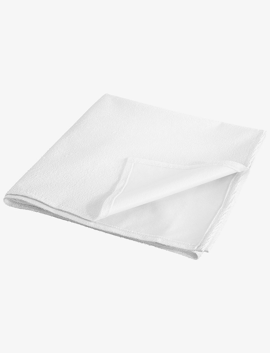 Borganäs of Sweden - Plastad Frotté 60x120 cm Vit - draps - white - 0