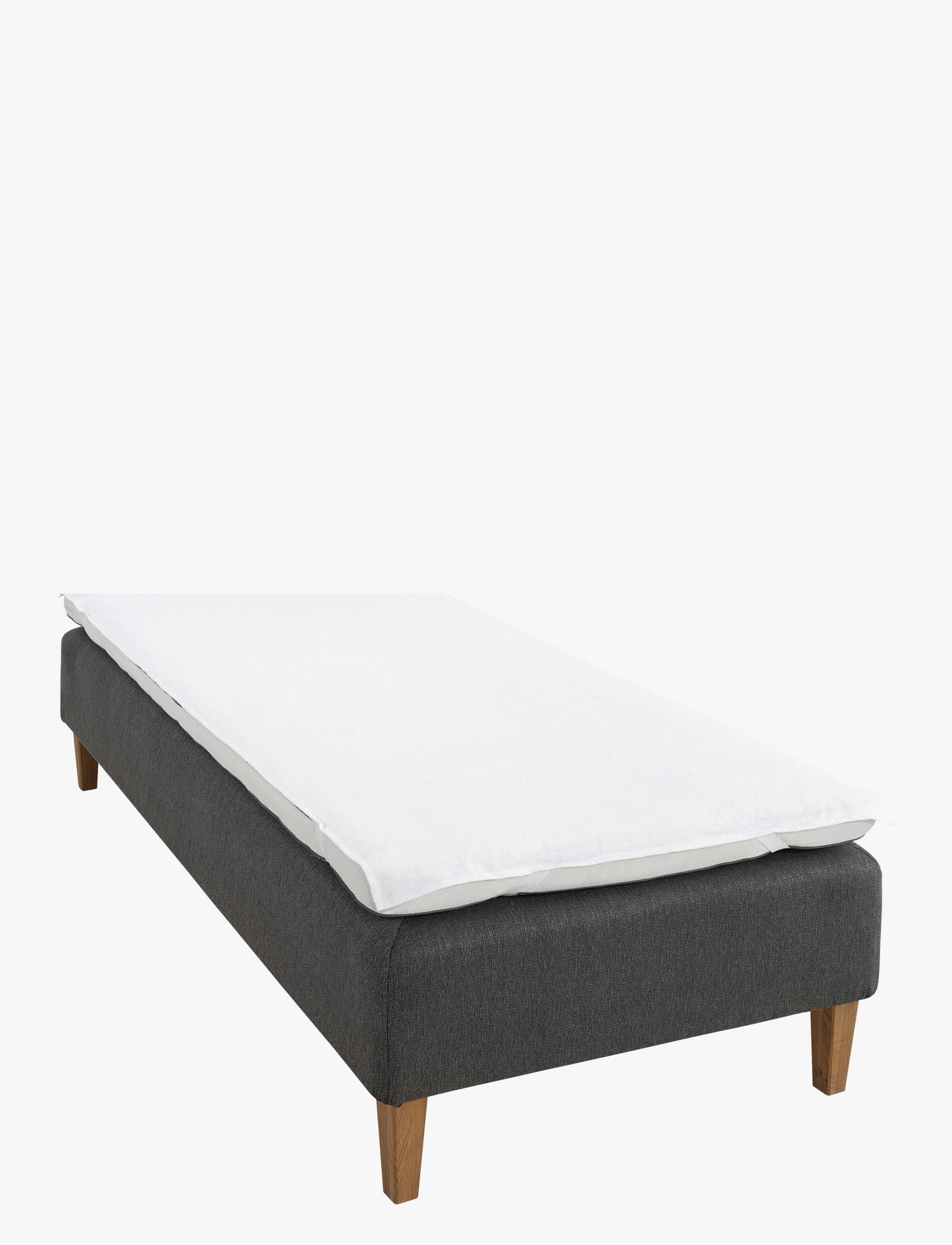 Borganäs of Sweden - Plastad Frotté 60x120 cm Vit - draps - white - 1