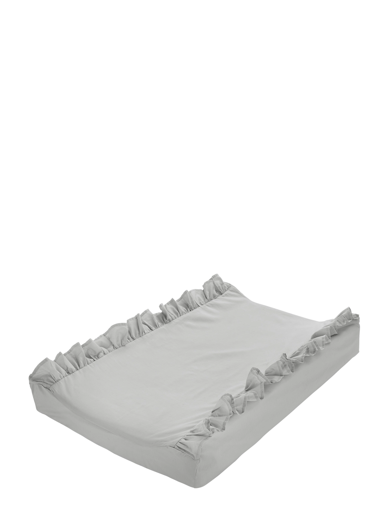 Borganäs of Sweden Changing bed cover Ruffle 50x70 cm Sand - Stellematter & Madrasser - GREY / grey
