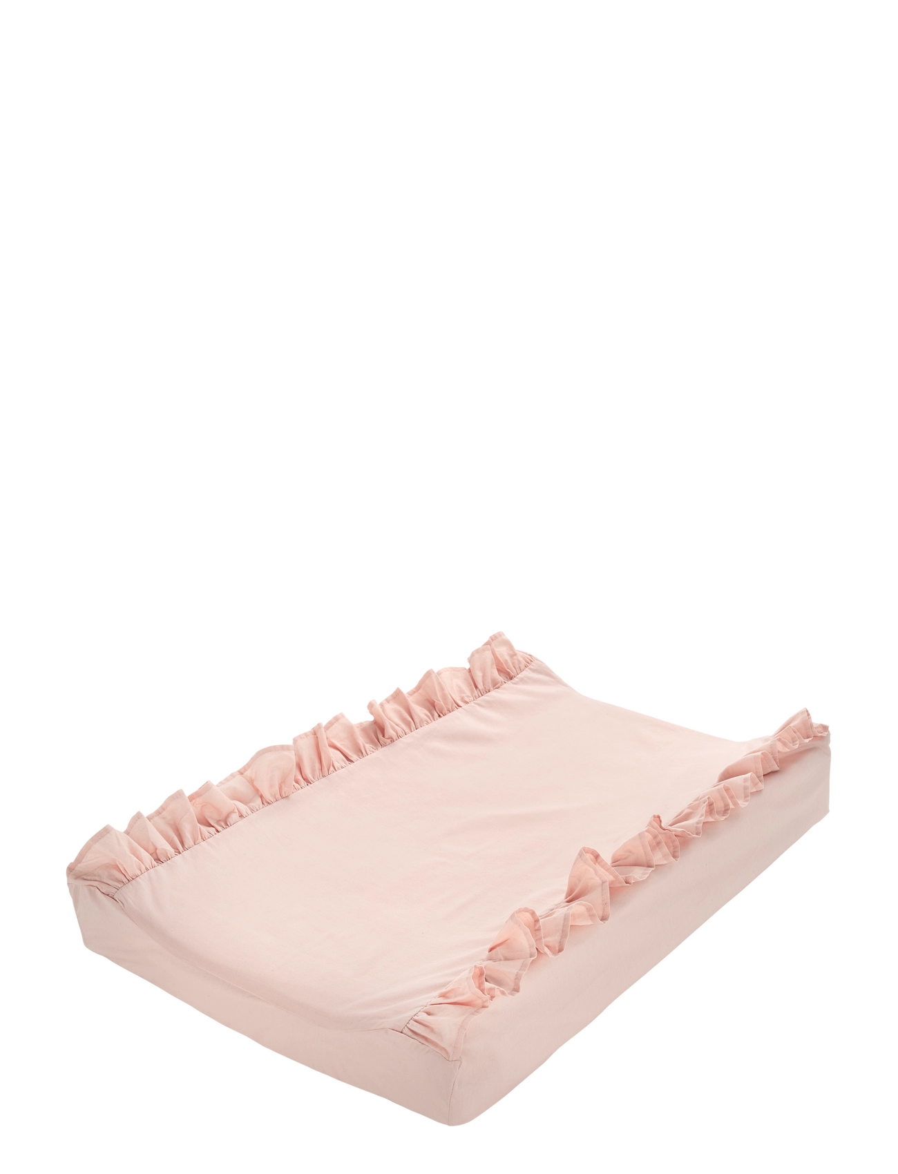 Borganäs of Sweden Changing bed cover Ruffle 50x70 cm Sand - Borganäs of Sweden - PINK / pink/rose