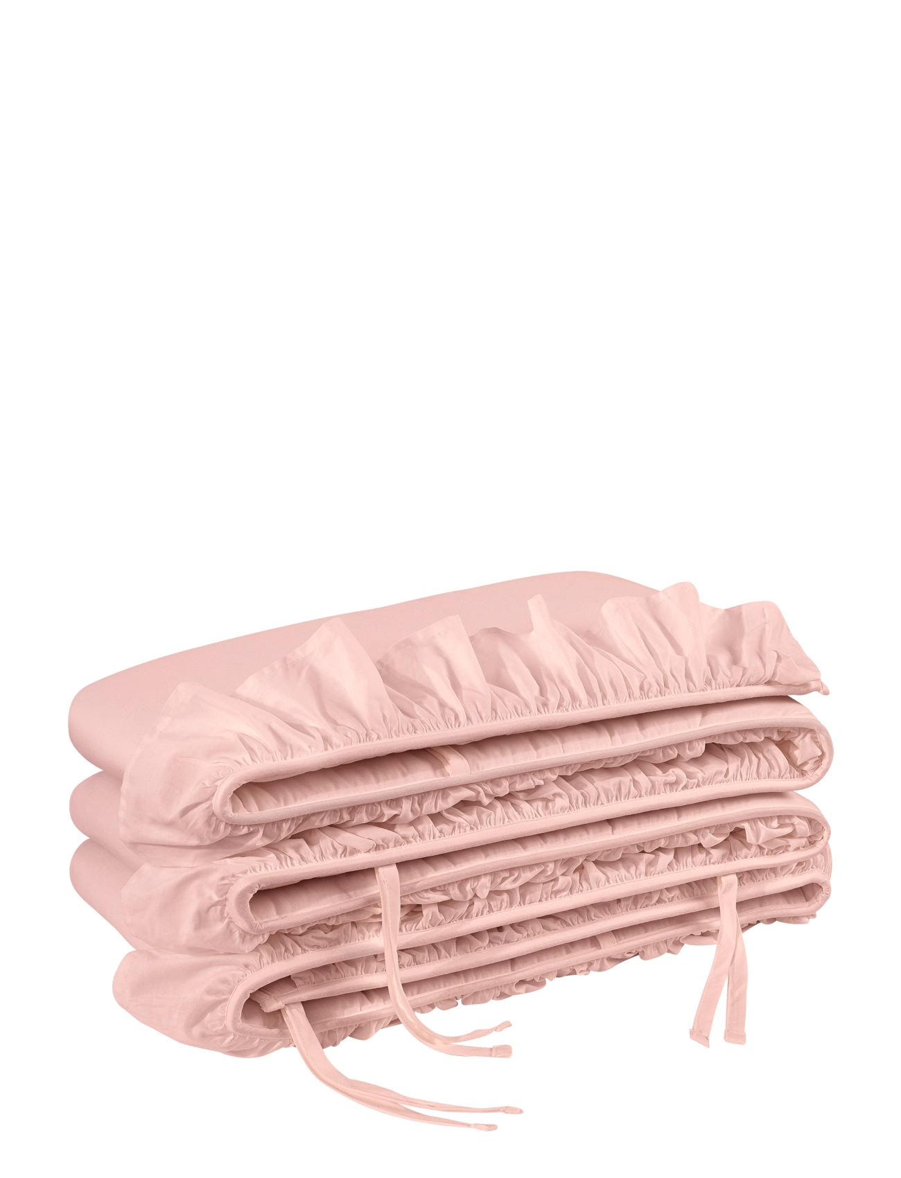 Borganäs of Sweden Crib Cover Ruffle 28X360 Cm Pink, cm, Baby Beds & Accessories, Rosa - Cribs, Kinder