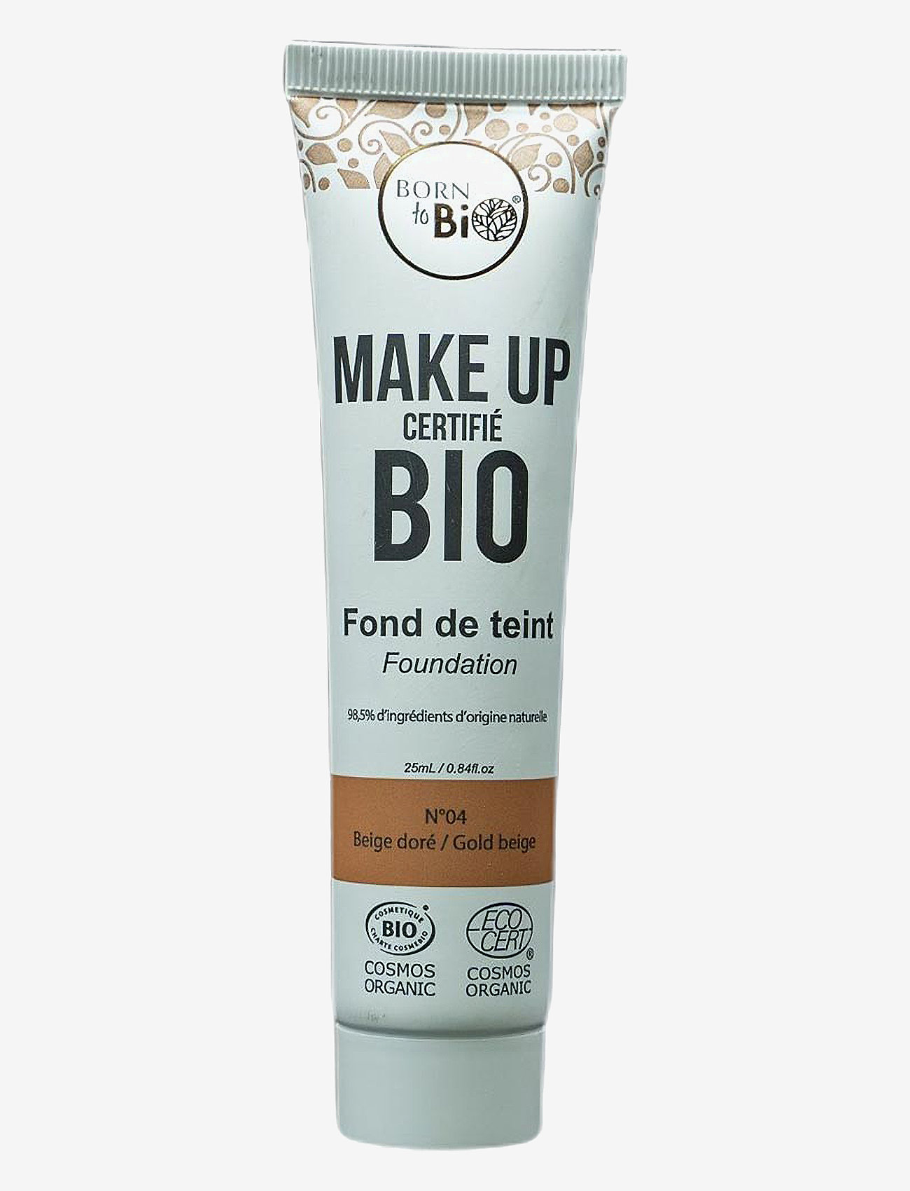 Born to Bio - Born to Bio Organic Foundation - klar for date night - n°4 gold beige - 0