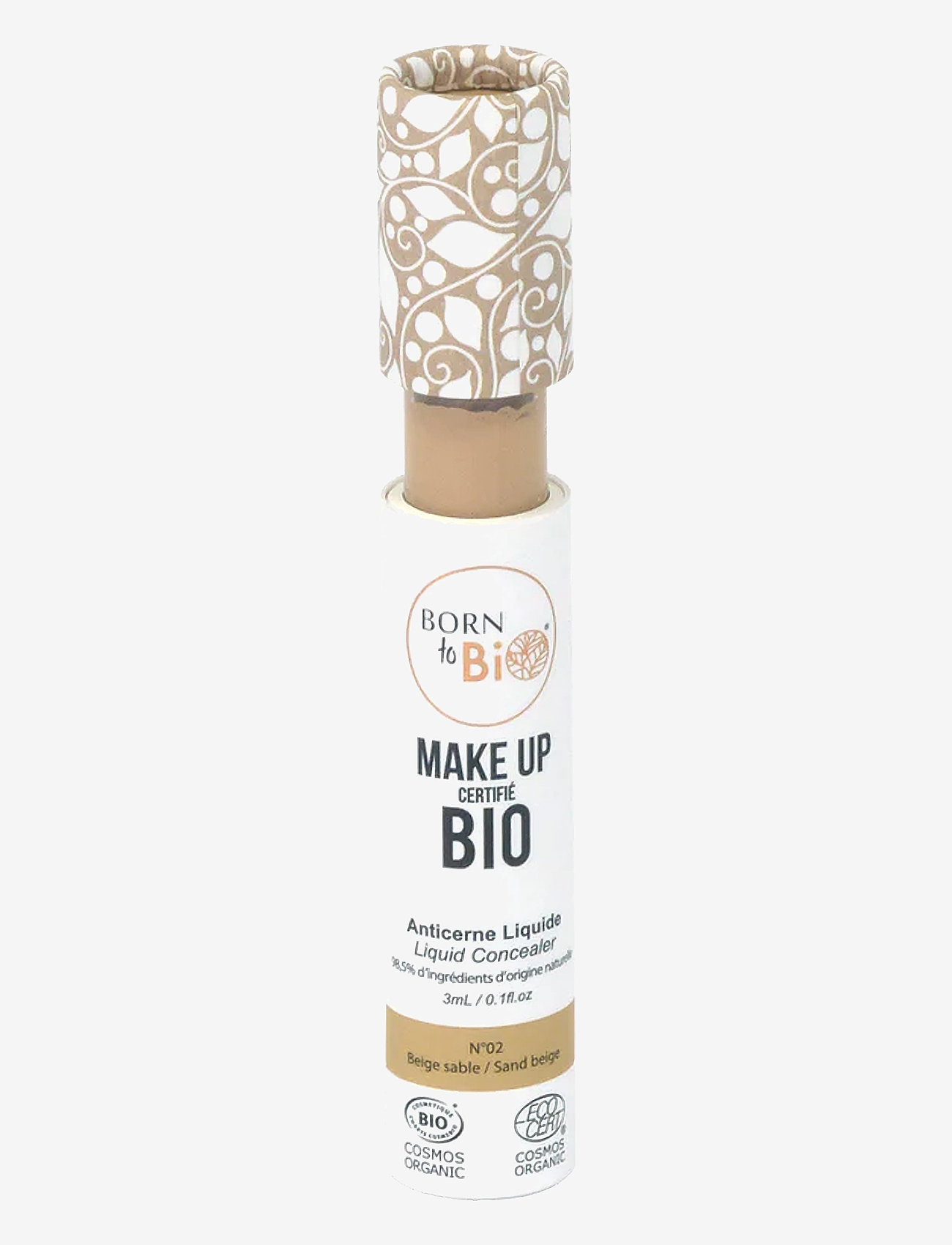 Born to Bio - Born to Bio Organic Liquid Concealer - date night ready - n°2 sandy beige - 0