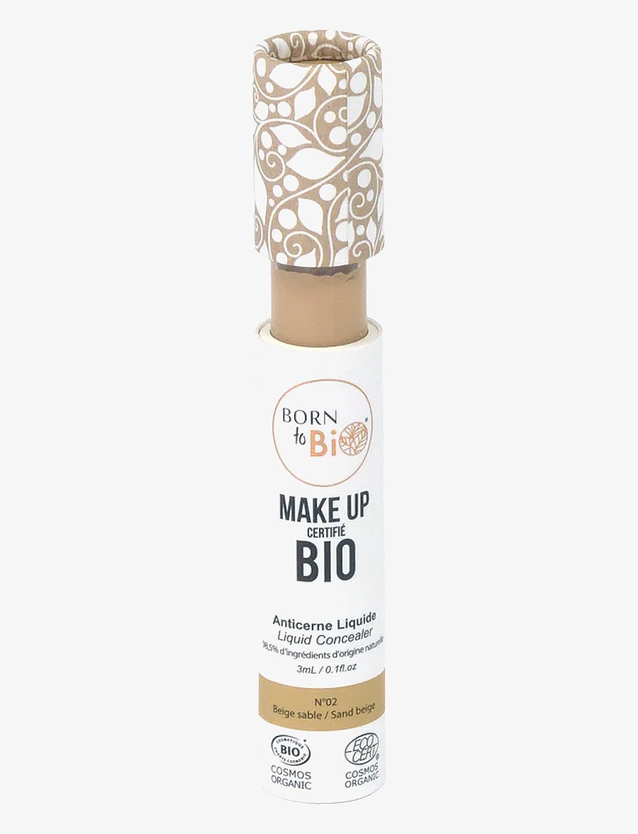 Born to Bio - Born to Bio Organic Liquid Concealer - klár fyrir stefnumótið - n°2 sandy beige - 0