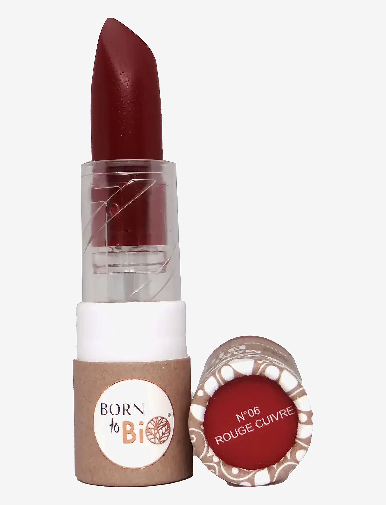 Born to Bio - Born to Bio Organic Matt Lipstick - makeup - n°6   rouge cuivre - 0