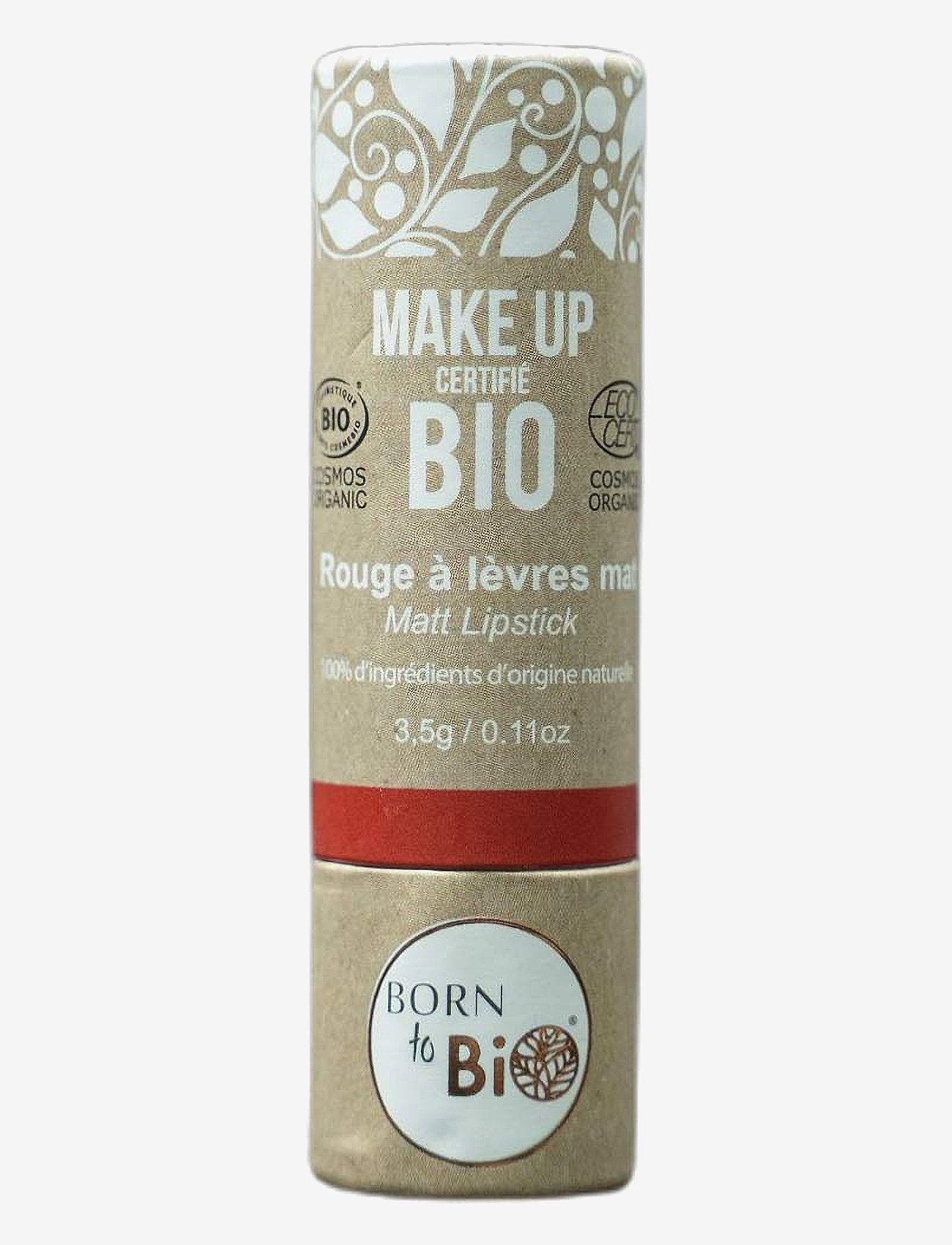 Born to Bio - Born to Bio Organic Matt Lipstick - makeup - n°6   rouge cuivre - 1