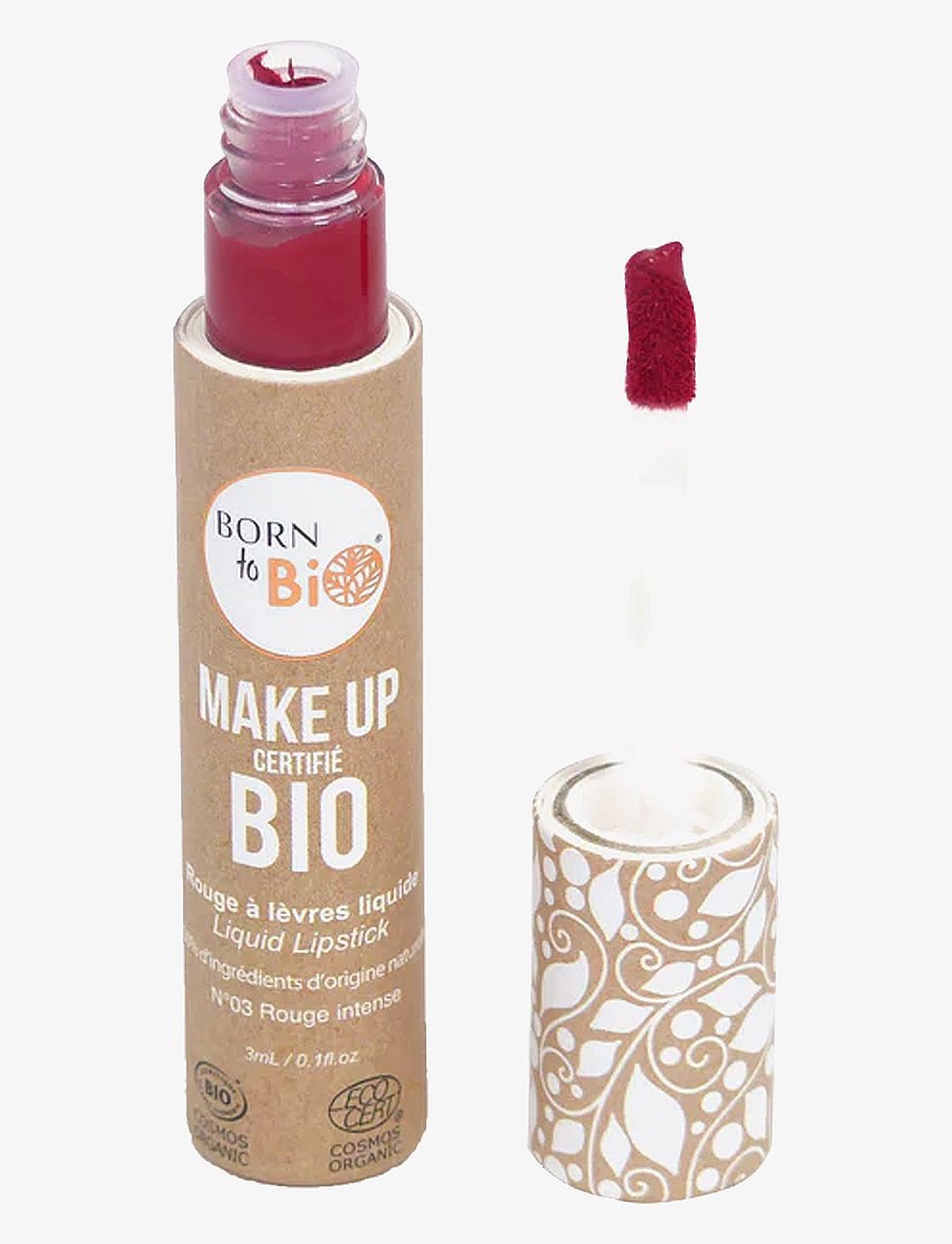 Born to Bio - Born to Bio Organic Liquid Lipstick - förðunarvörur - n°4 cerise - 0