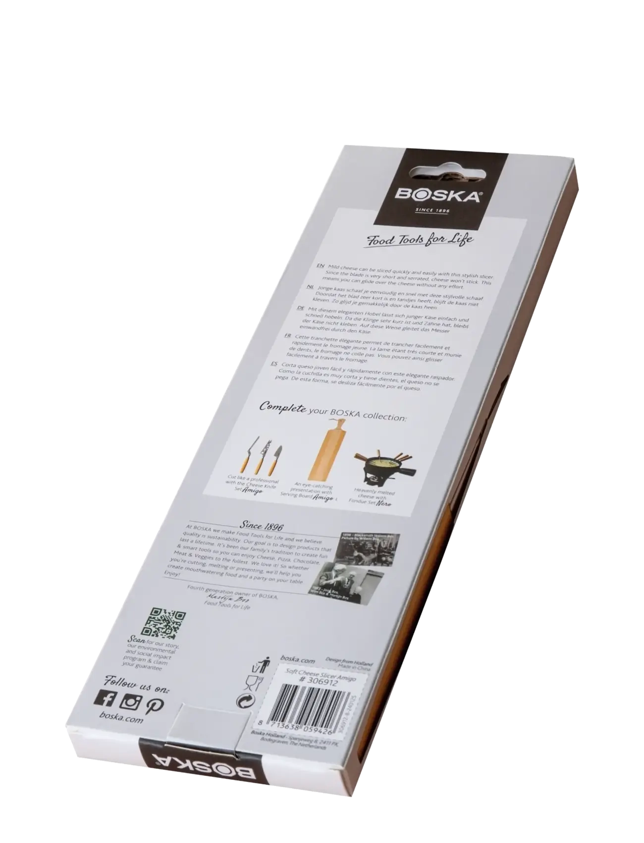 BOSKA - Soft Cheese Slicer AMIGO BOSKA® - osthyvlar - light wood - 4