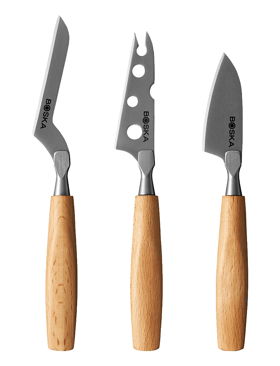 BOSKA - Cheese Knife Small AMIGO SET/3 BOSKA® - osteknive - light wood - 1