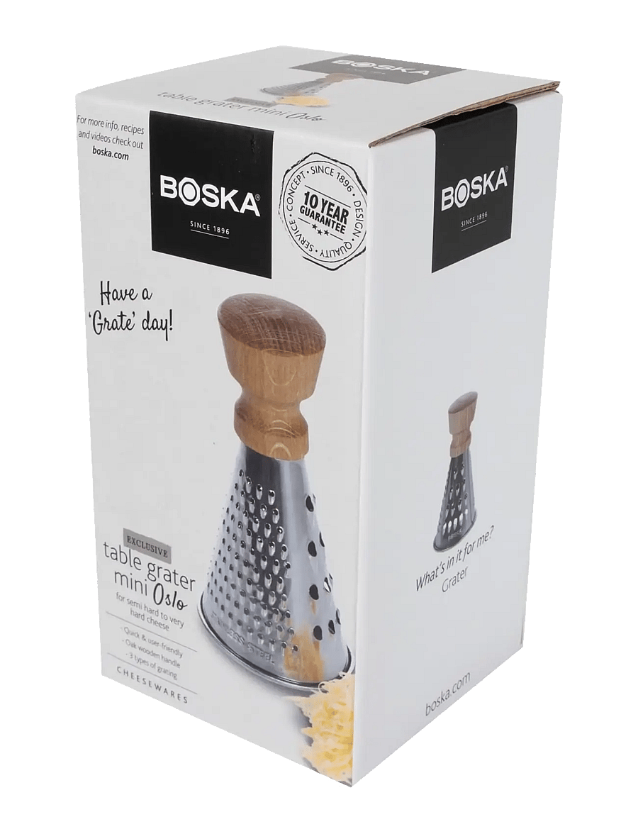 BOSKA - Table Grater Mini OSLO+ BOSKA® - rivejern - brown/stainless - 2