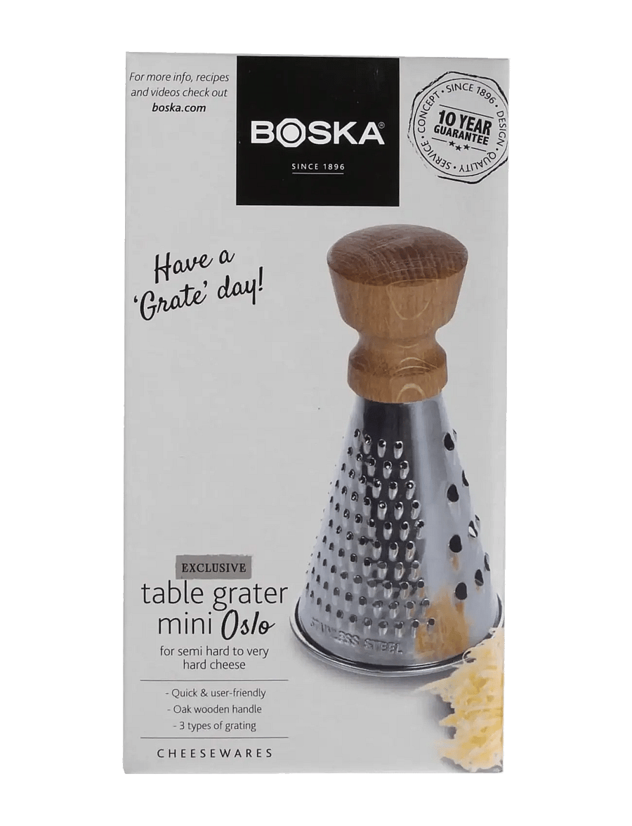 BOSKA - Table Grater Mini OSLO+ BOSKA® - rivejern - brown/stainless - 3