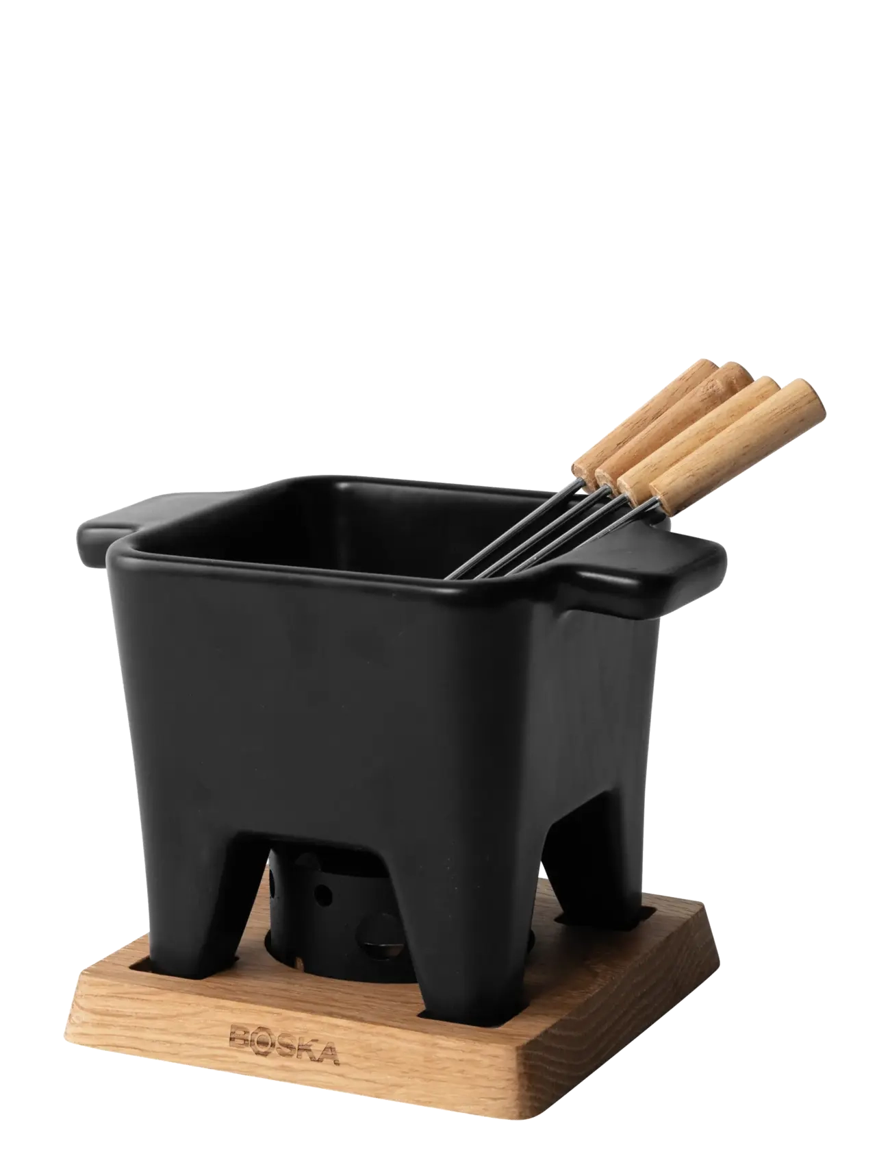 BOSKA Tapas Fondue L NERO BOSKA® - BOSKA - BLACK/BROWN/STAINLESS / black