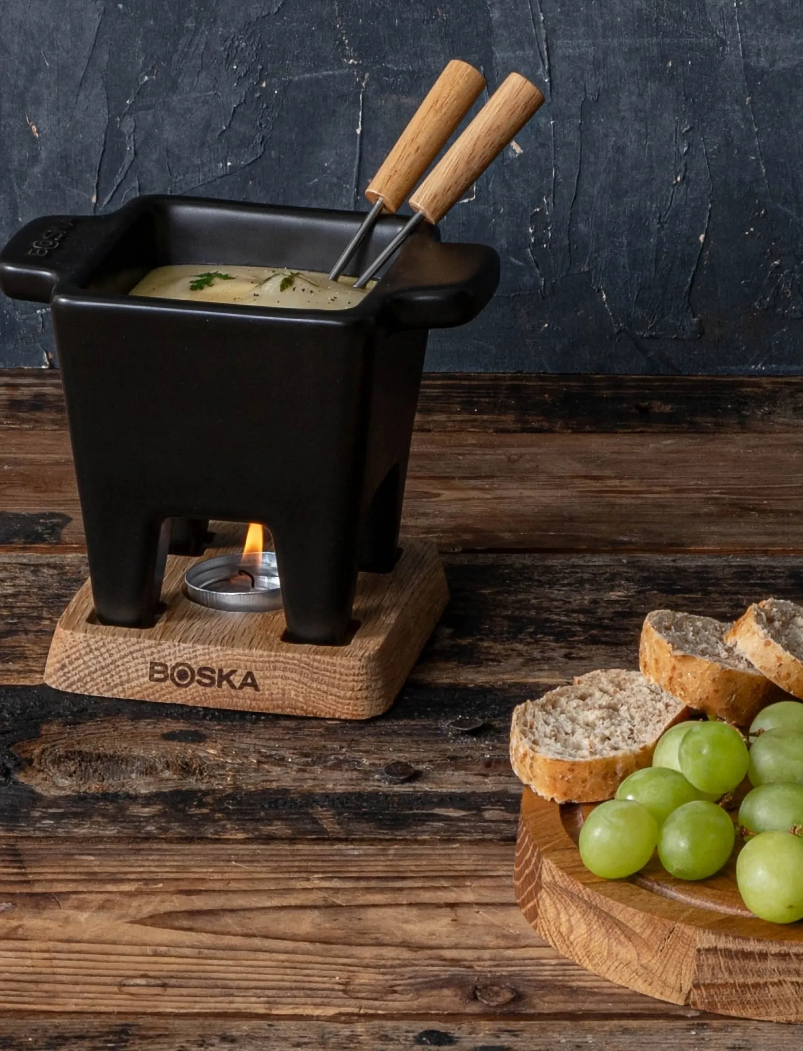 BOSKA - Tapas Fondue NERO BOSKA® - fondueset - black/brown/stainless - 0