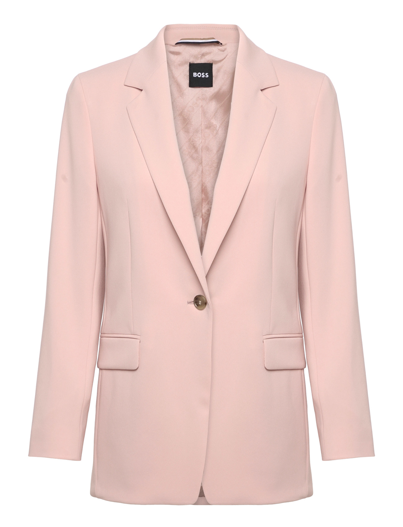 BOSS Jocaluah, Enkeltradet Blazer, Pink, Str: 32