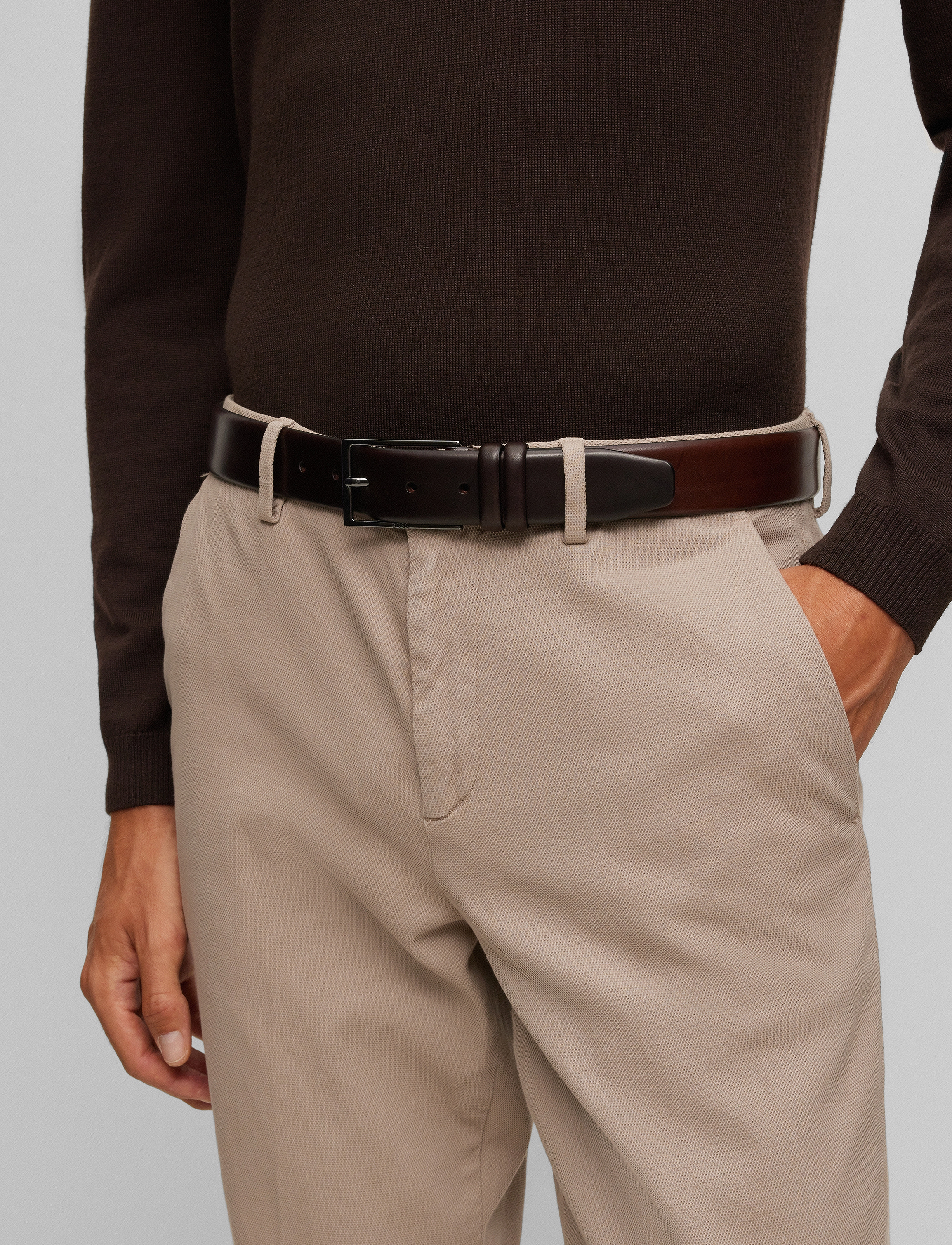 BOSS - Carmello - klassisch gürtel - dark brown - 3