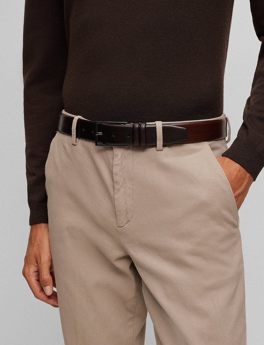 BOSS - Carmello - klassikalised vööd - dark brown - 3