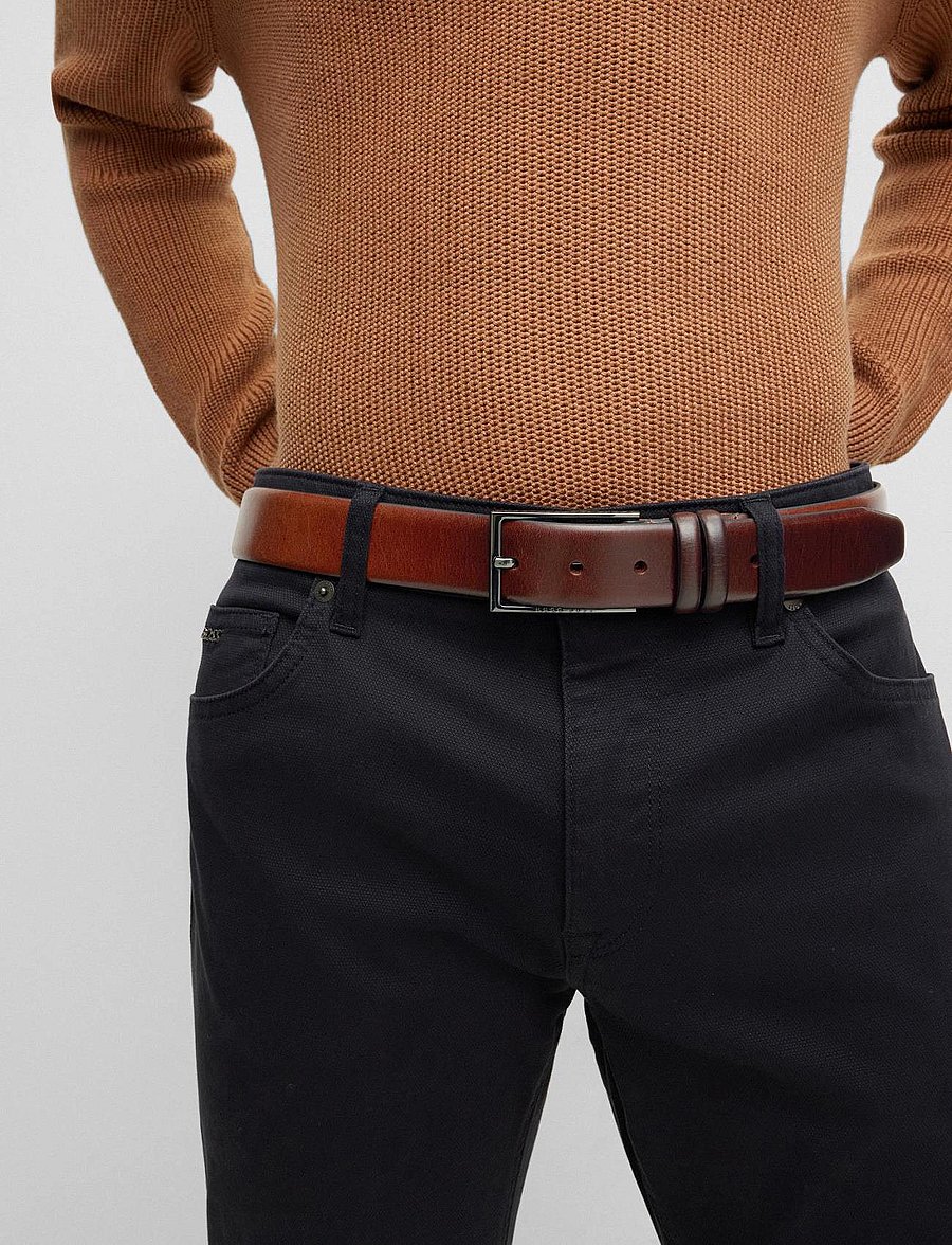 BOSS - Carmello - klassikalised vööd - medium brown - 4
