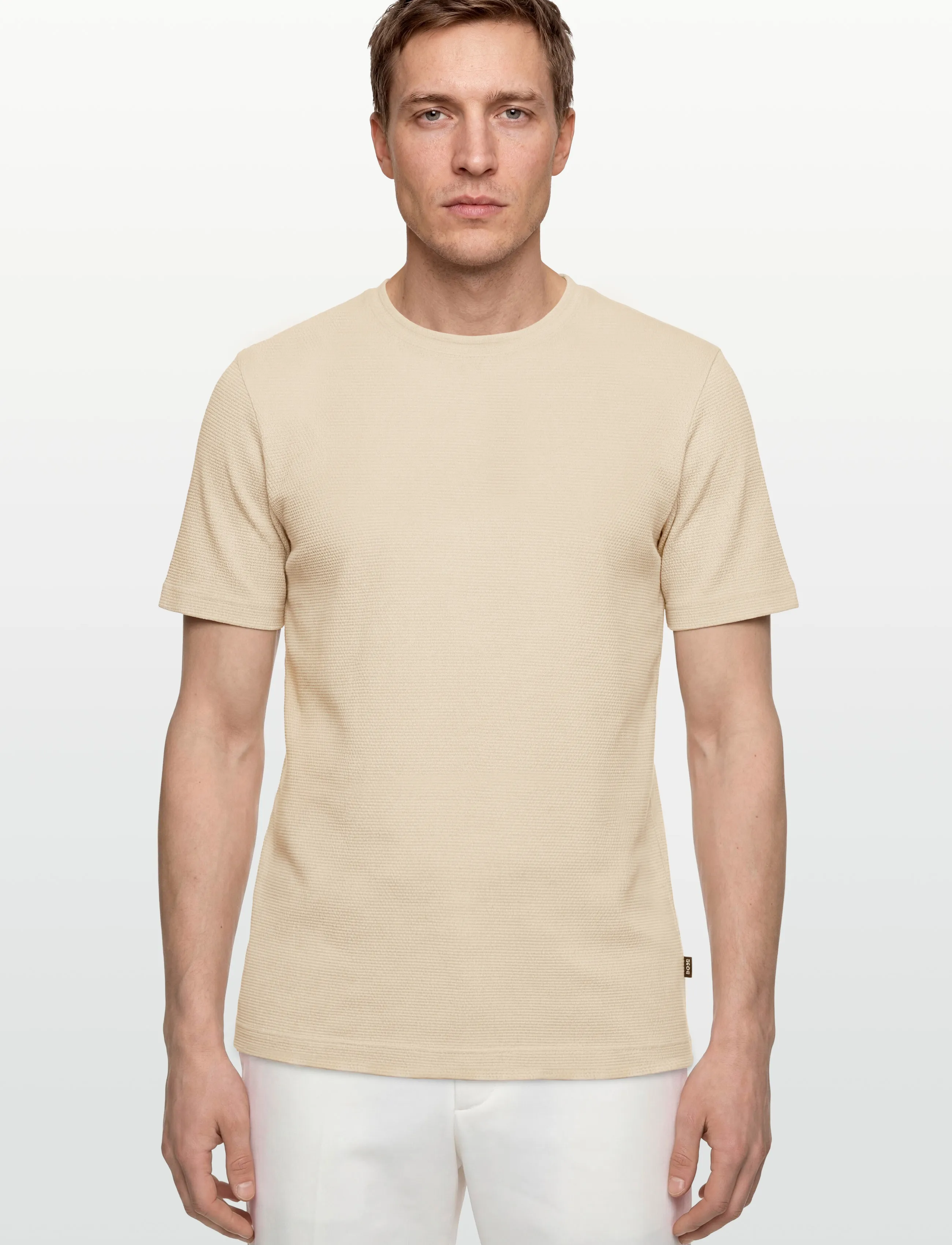 BOSS - Tiburt 240 - kortærmede t-shirts - open white - 3