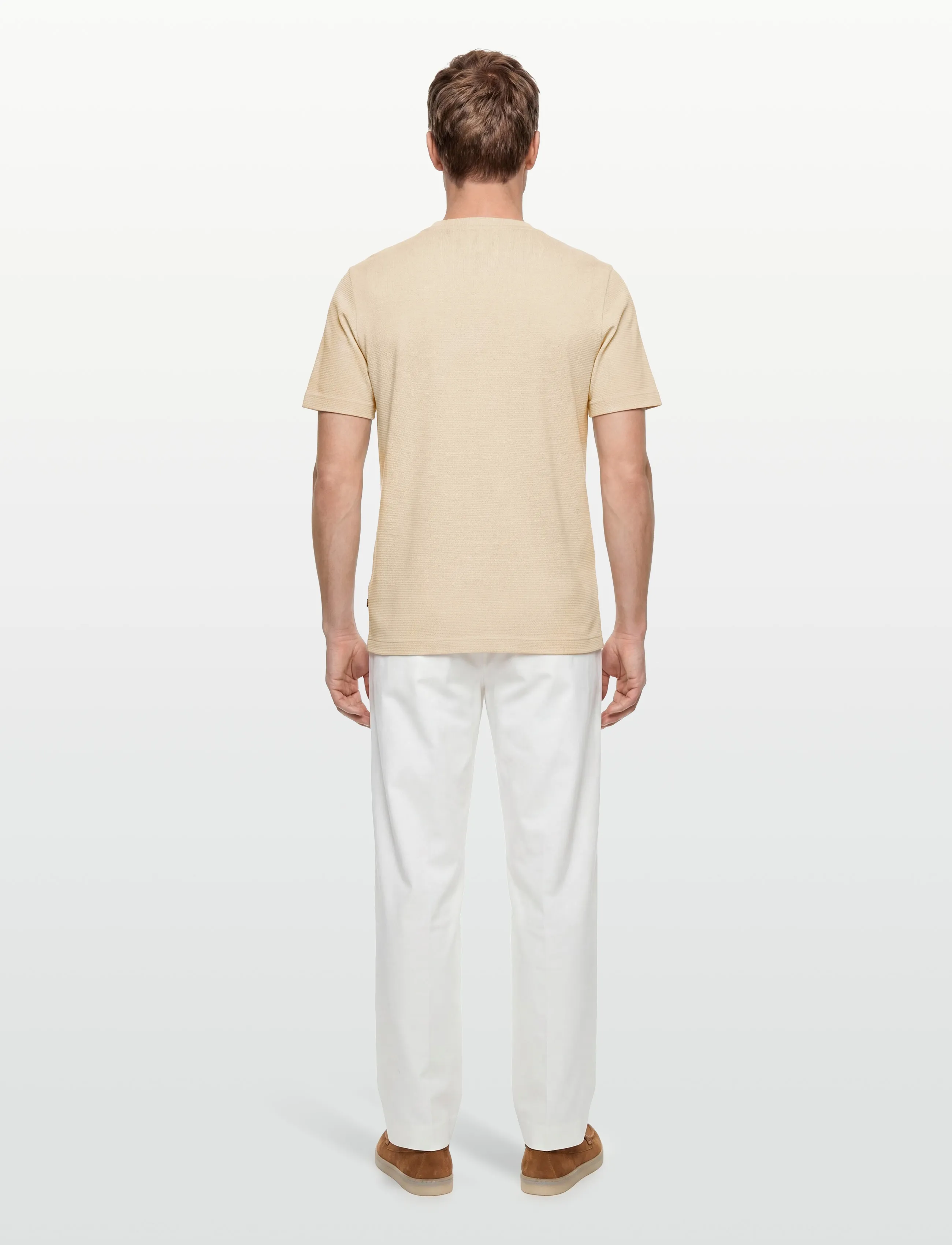 BOSS - Tiburt 240 - kortærmede t-shirts - open white - 4
