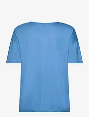 BOSS - Esandy - short-sleeved blouses - bright blue - 1