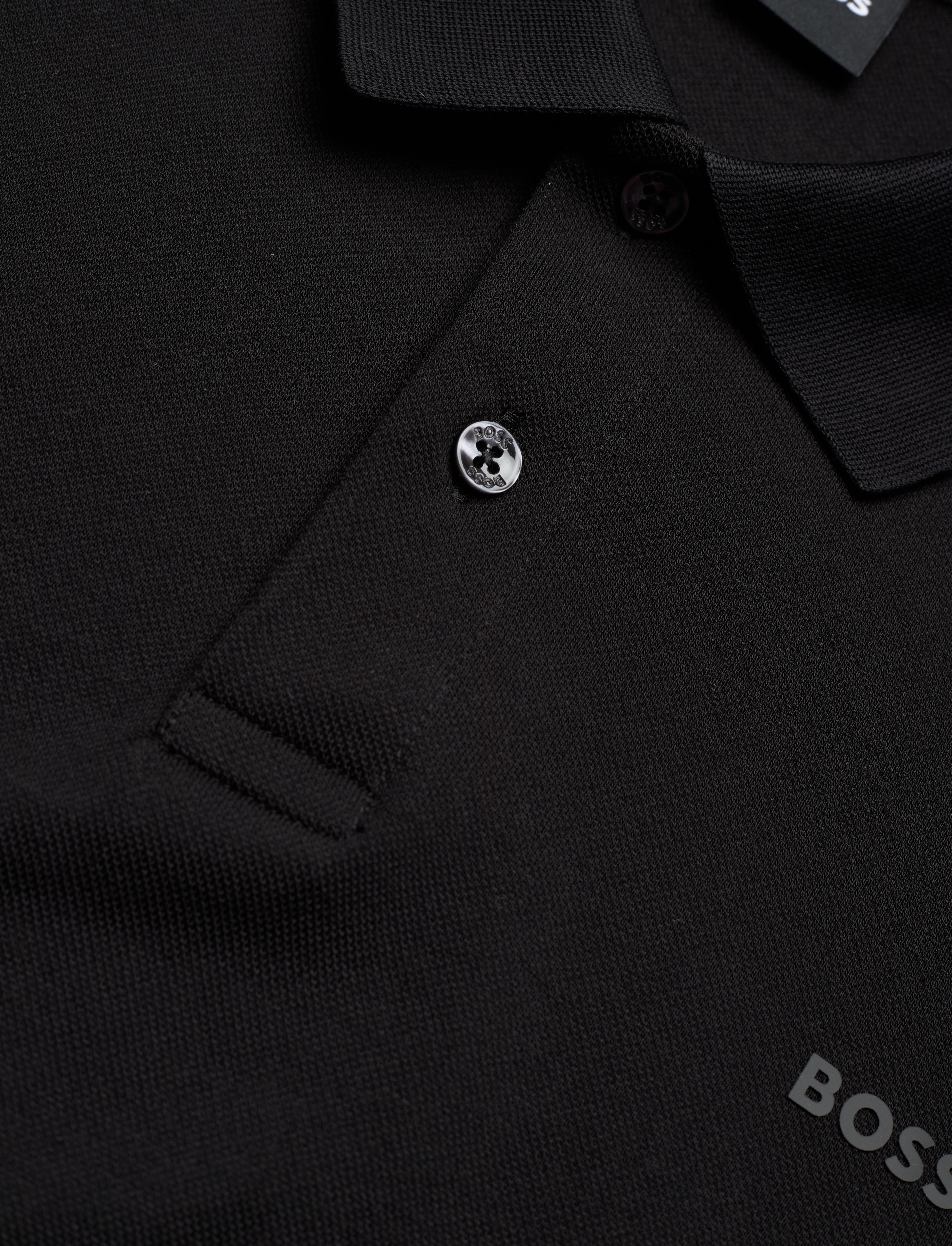 BOSS - Parlay 147 - short-sleeved polos - black - 5