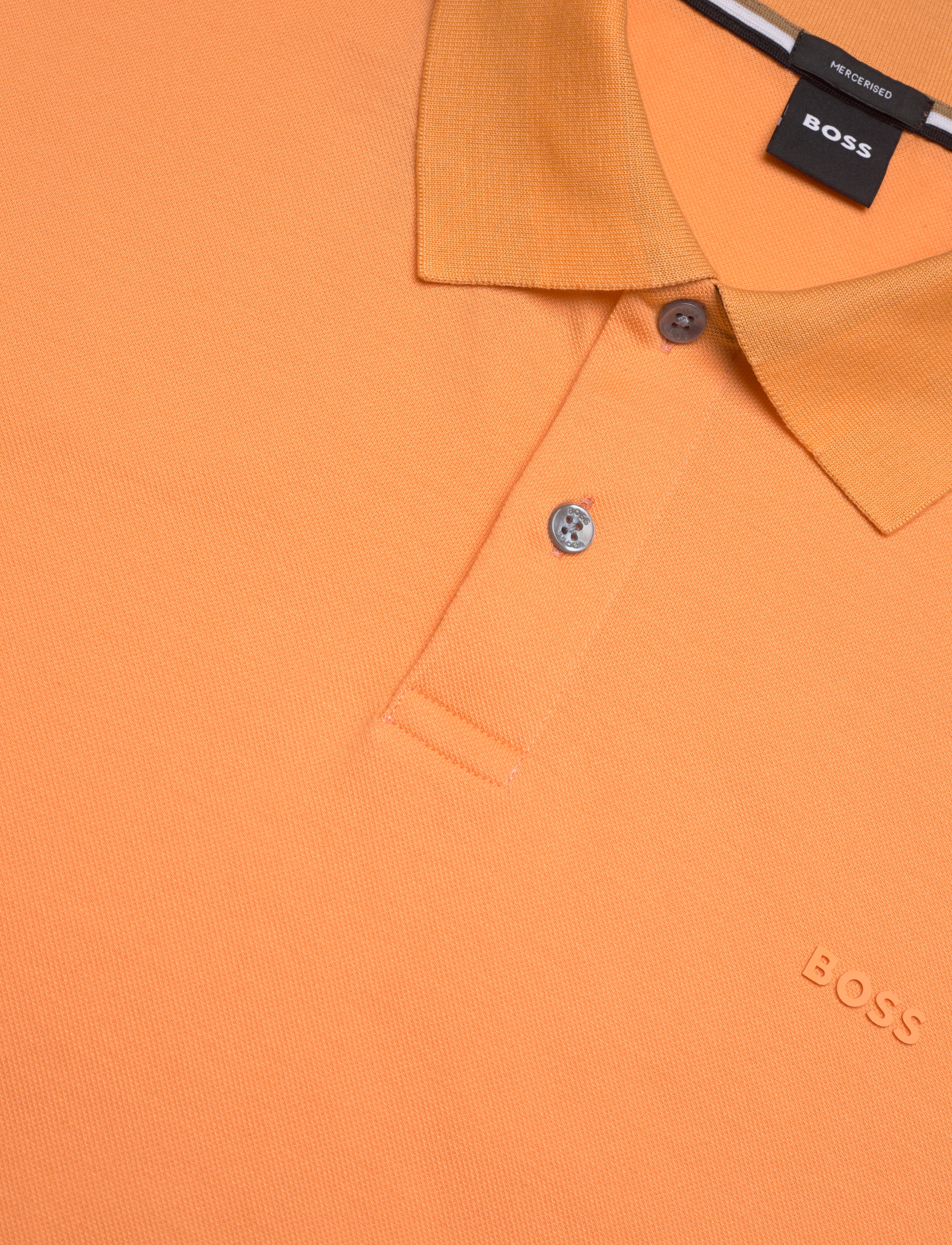 BOSS - Parlay 147 - kortærmede poloer - medium orange - 2