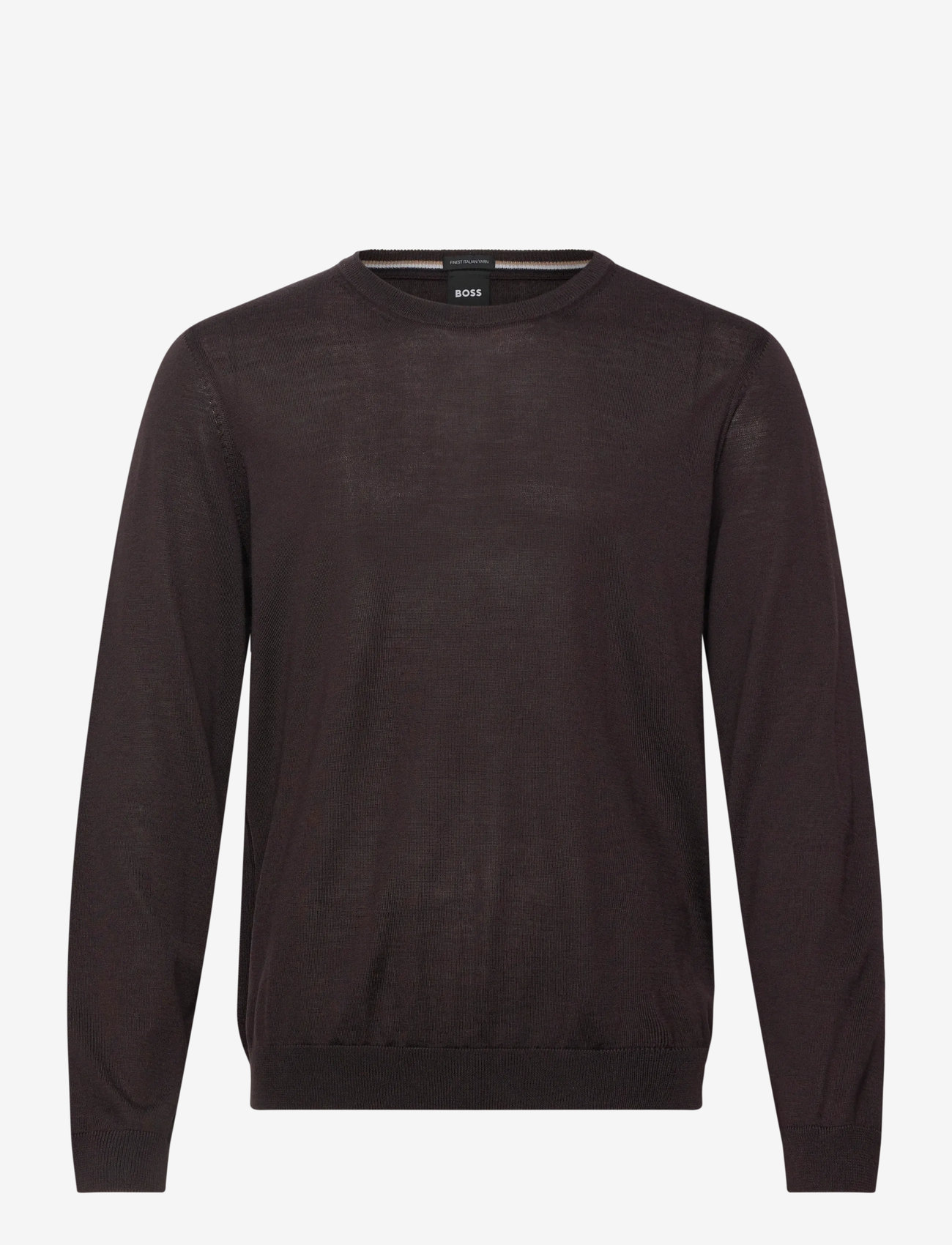 BOSS - Leno-P - rundhalsad - dark brown - 0