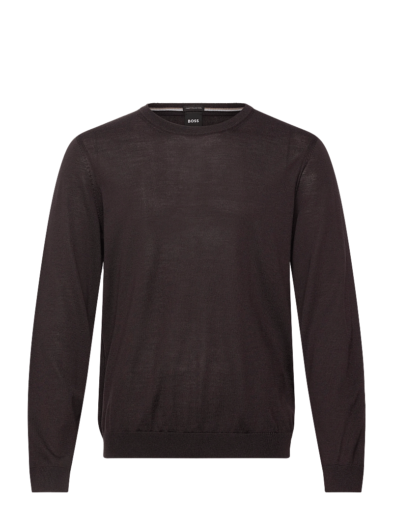 BOSS - Leno-P - rundhalsad - dark brown - 0