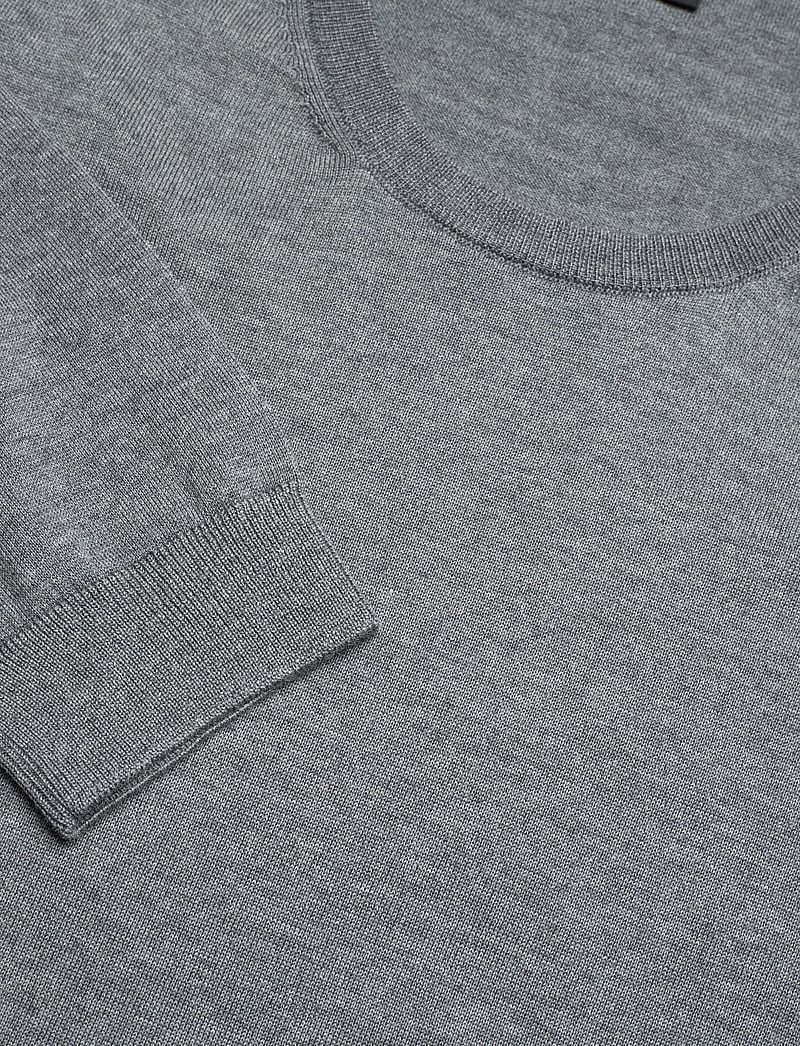 BOSS - Leno-P - rundhals - medium grey - 4