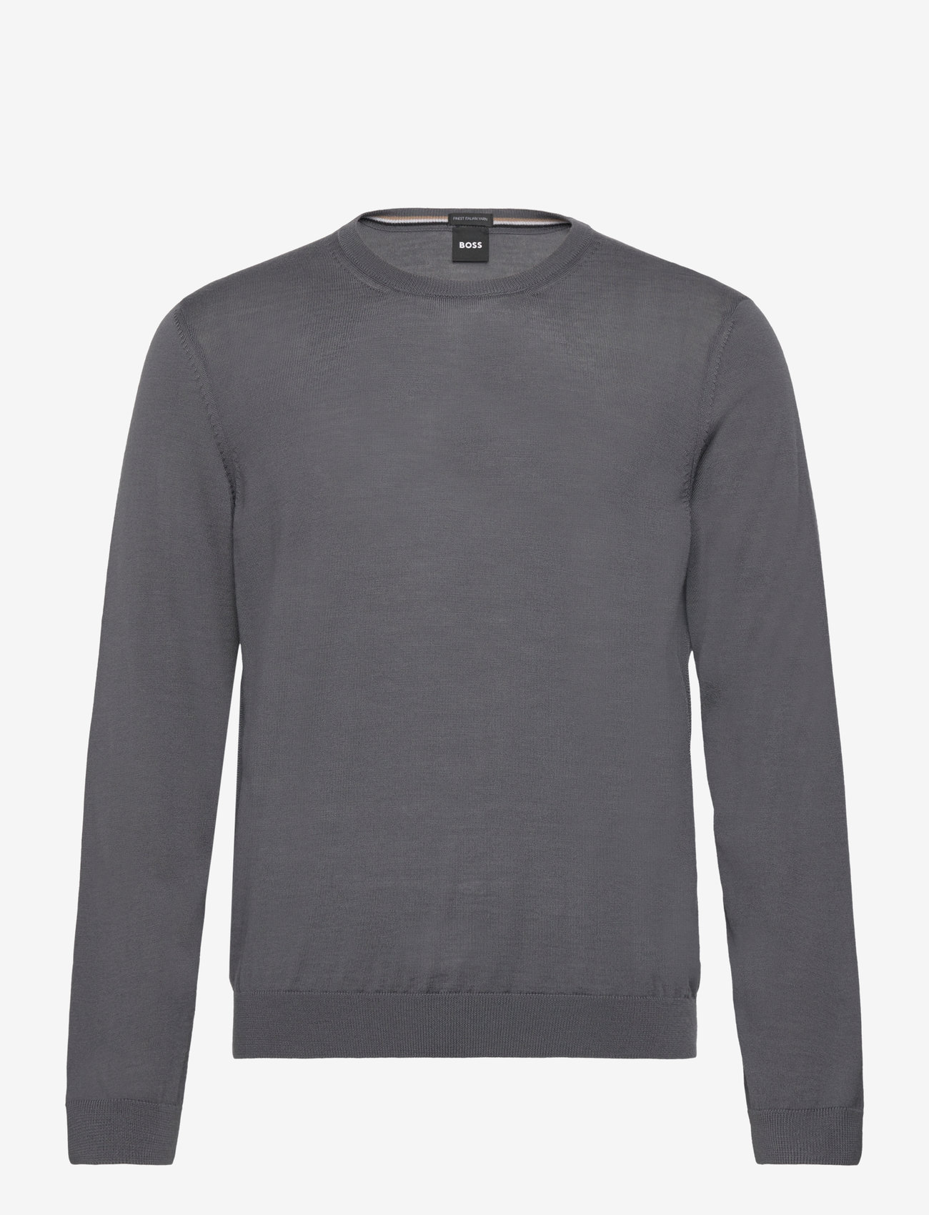 BOSS - Leno-P - basic-strickmode - medium grey - 0