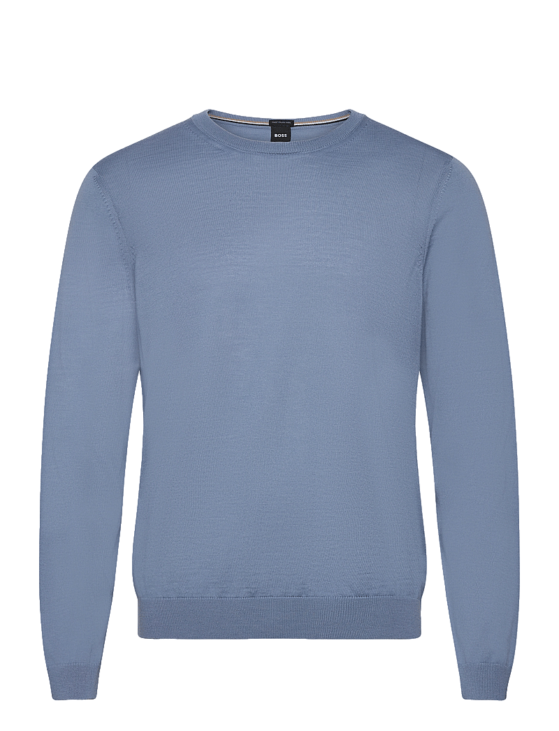 BOSS - Leno-P - rundhalsad - open blue - 0