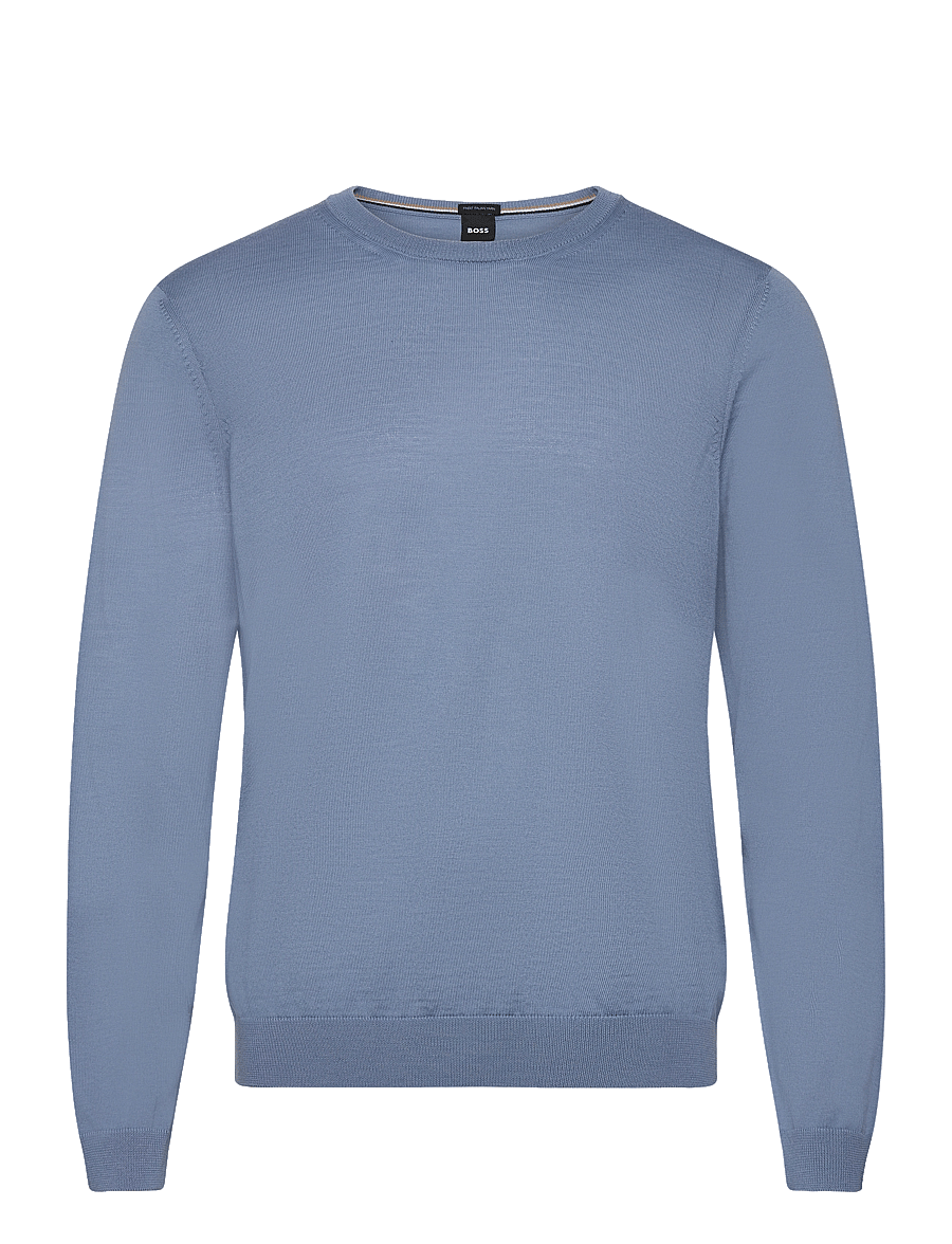 BOSS - Leno-P - rund hals - open blue - 0