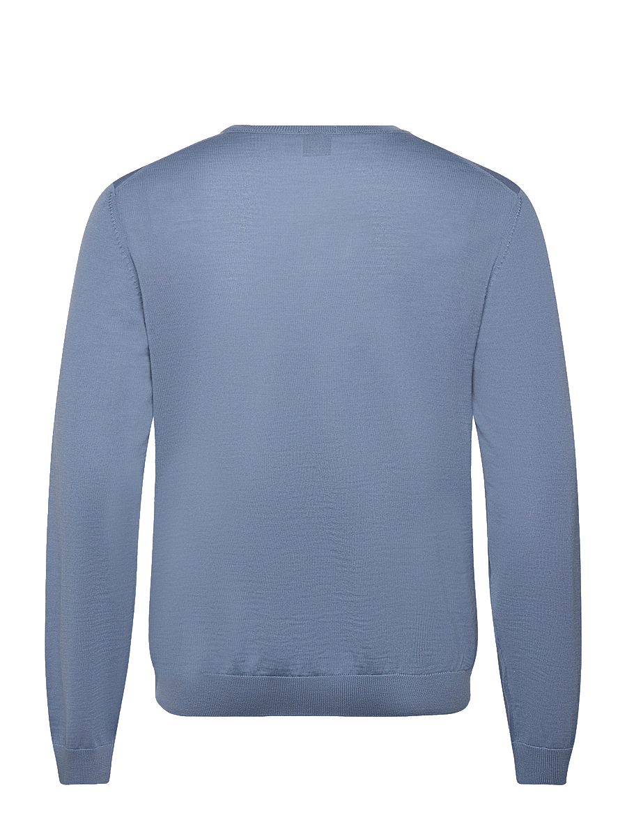 BOSS - Leno-P - rund hals - open blue - 1