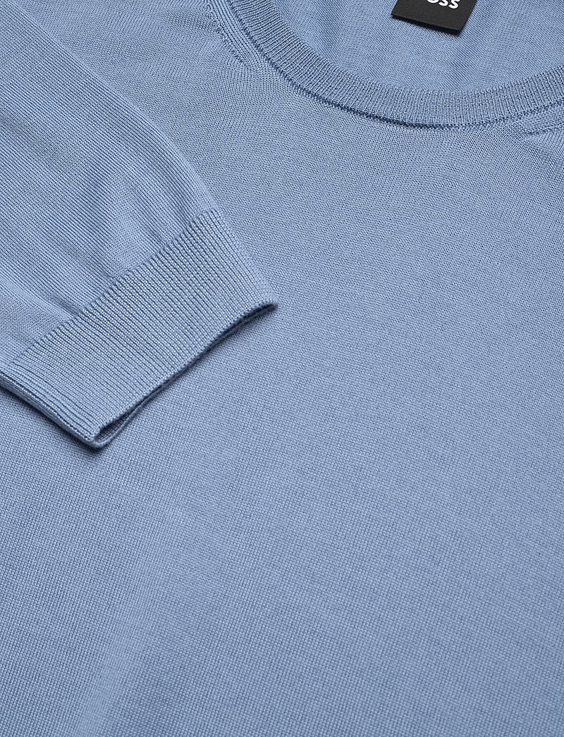 BOSS - Leno-P - rundhalsad - open blue - 2