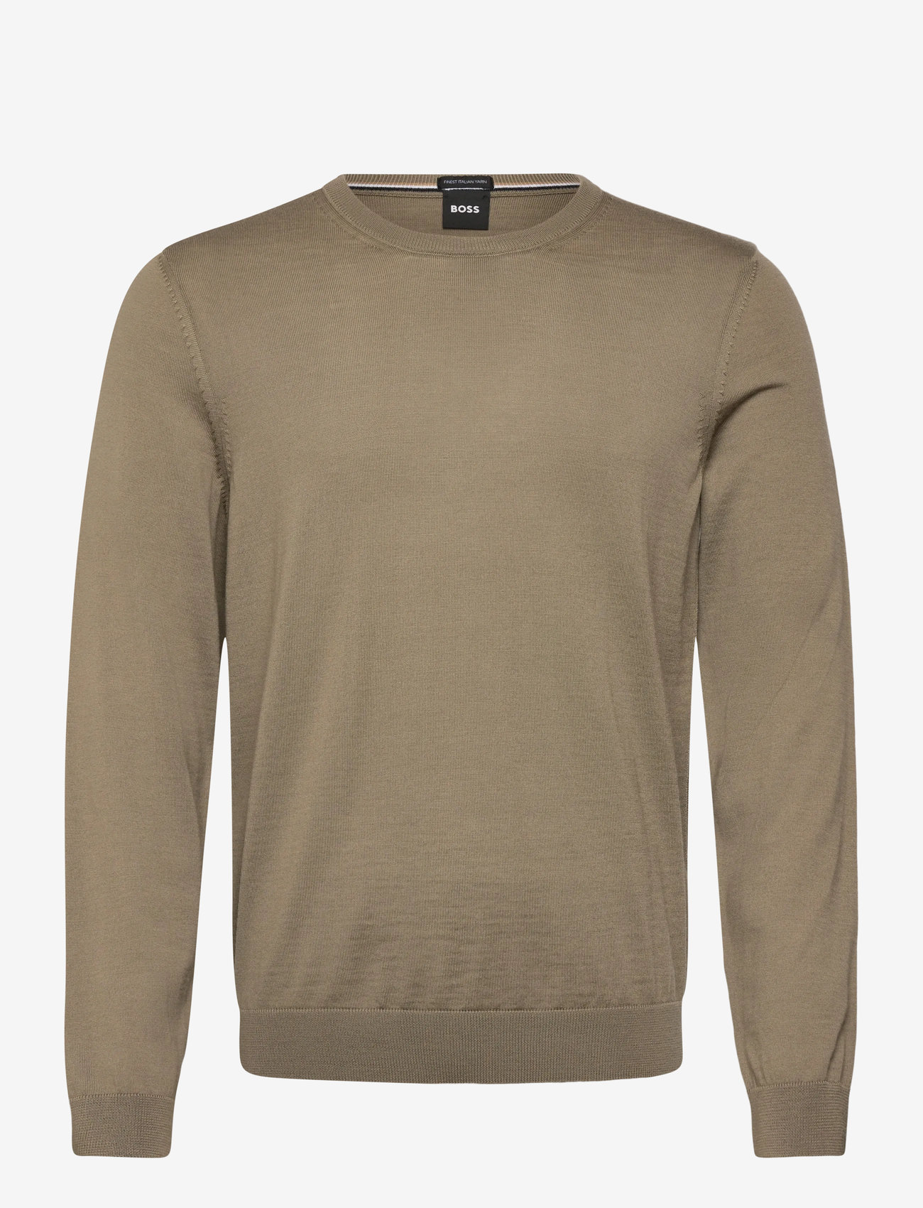 BOSS - Leno-P - rund hals - open brown - 0